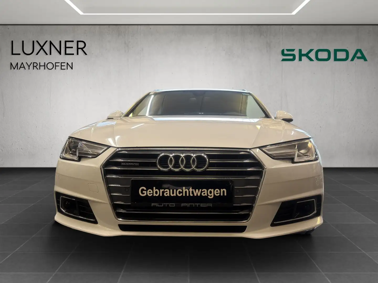 Audi A4 2.0 TDI quattro Sport Weiß - 2