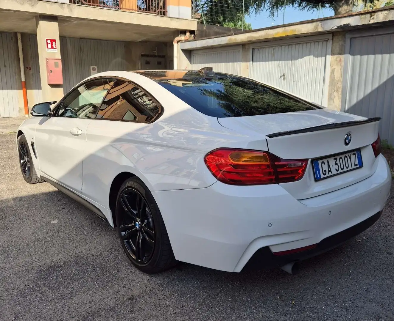 BMW 420 420i Coupe Msport auto Bianco - 1