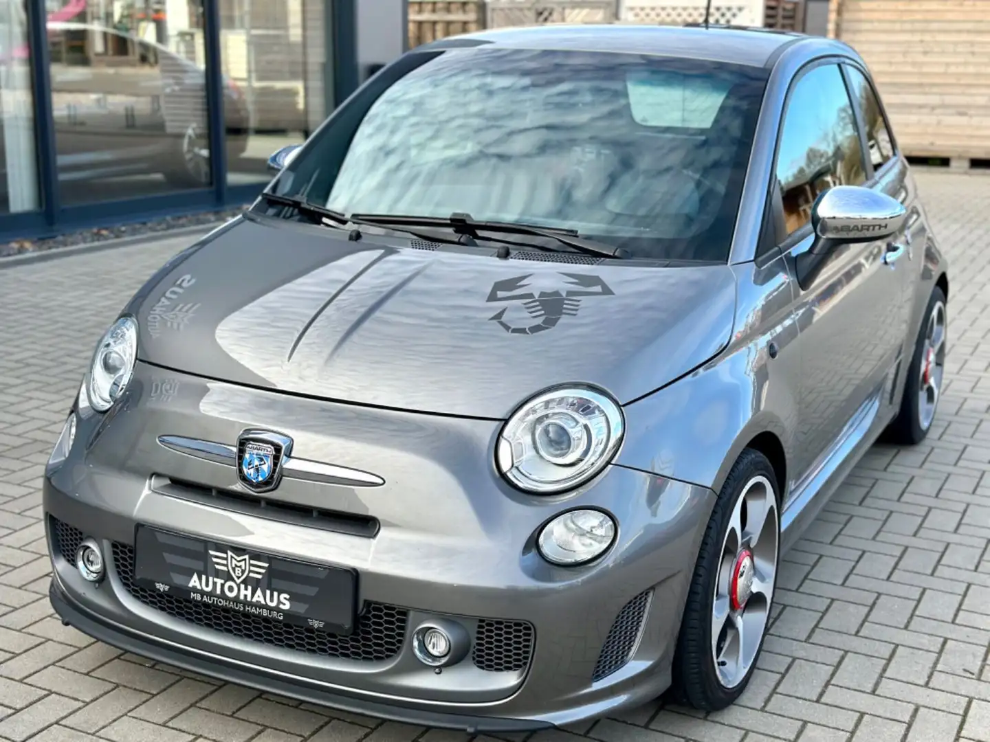 Abarth 595 Competizione Abarth,Navi,Xenon,ESTETICO,TOP Grau - 1