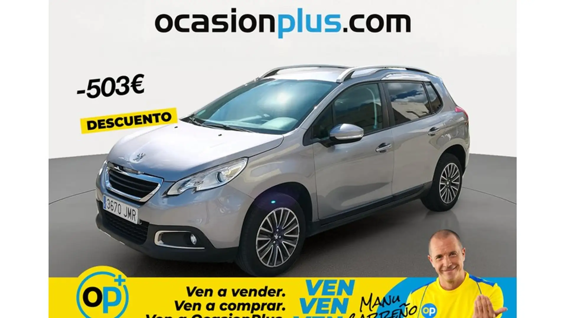 Peugeot 2008 1.2 PureTech Access 82 Gris - 1