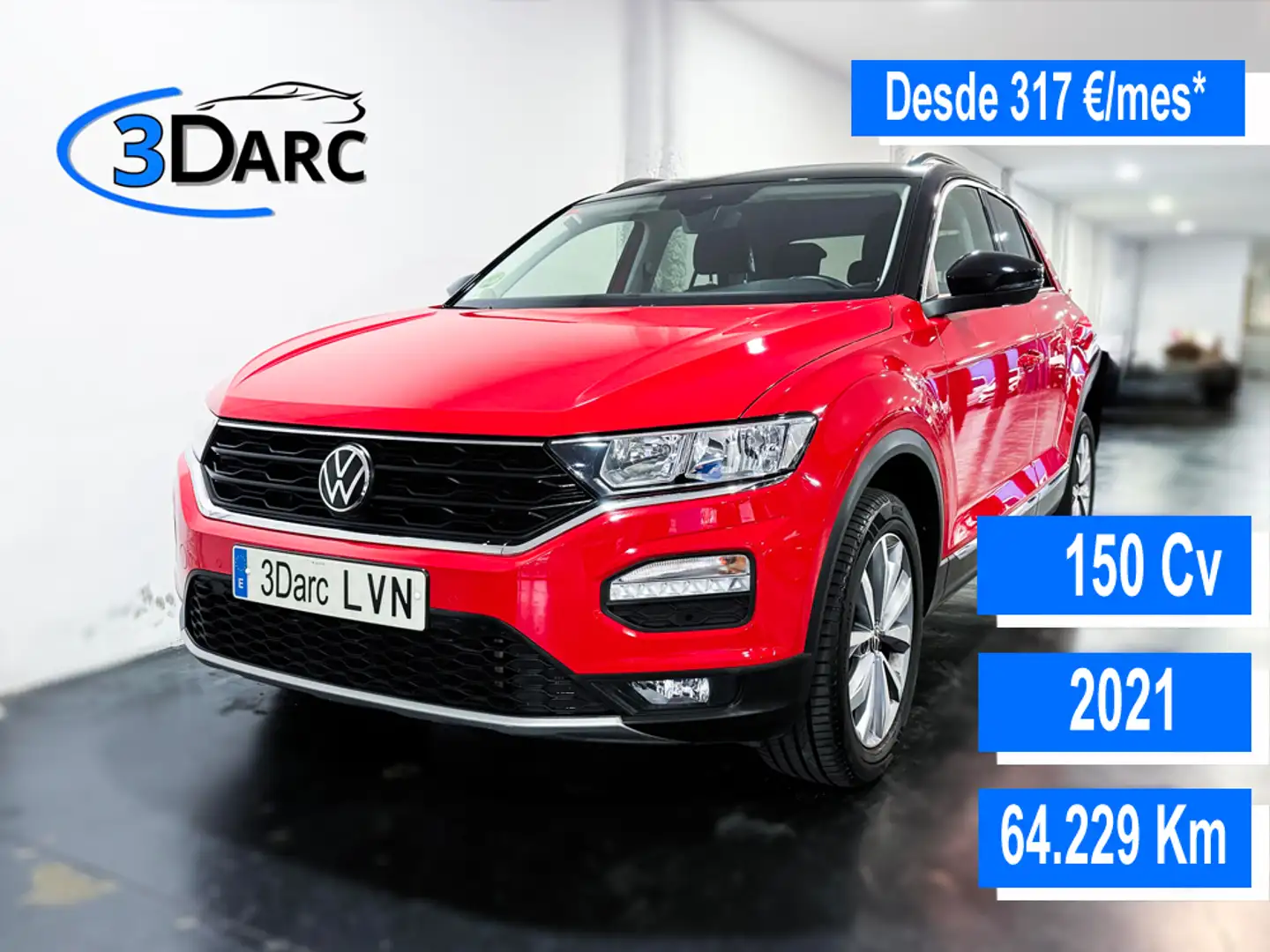 Volkswagen T-Roc 1.5 TSI Advance Style Rojo - 1