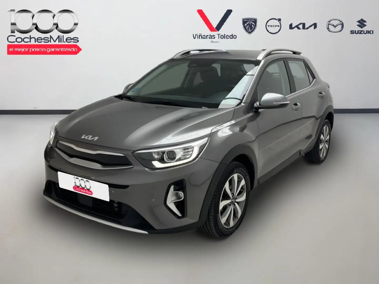Kia Stonic 1.0 T-GDi MHEV Drive 100 Gris - 1
