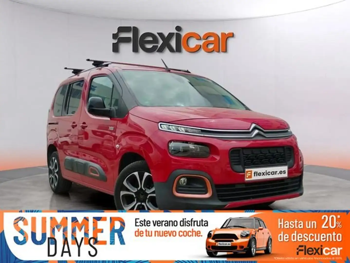 Citroen Berlingo Talla+M+BlueHDi+100+SHINE Rojo - 1