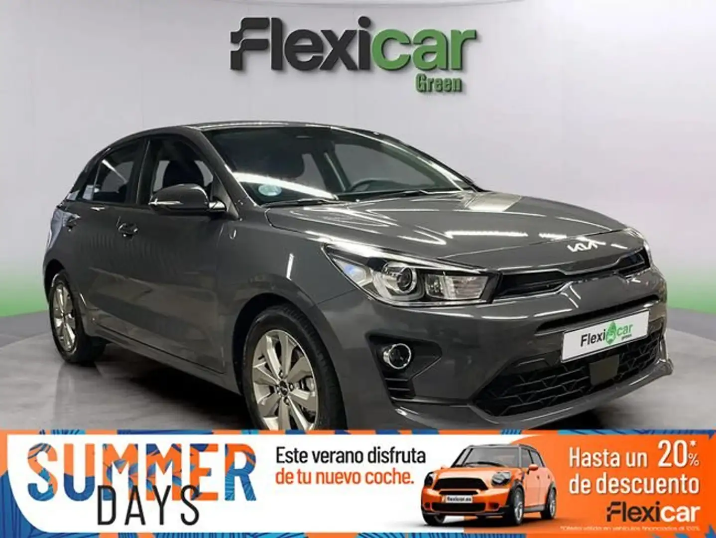 Kia Rio 1.0+T-GDi+74kW+%28100CV%29+MHEV+iMT+Drive Gris - 1