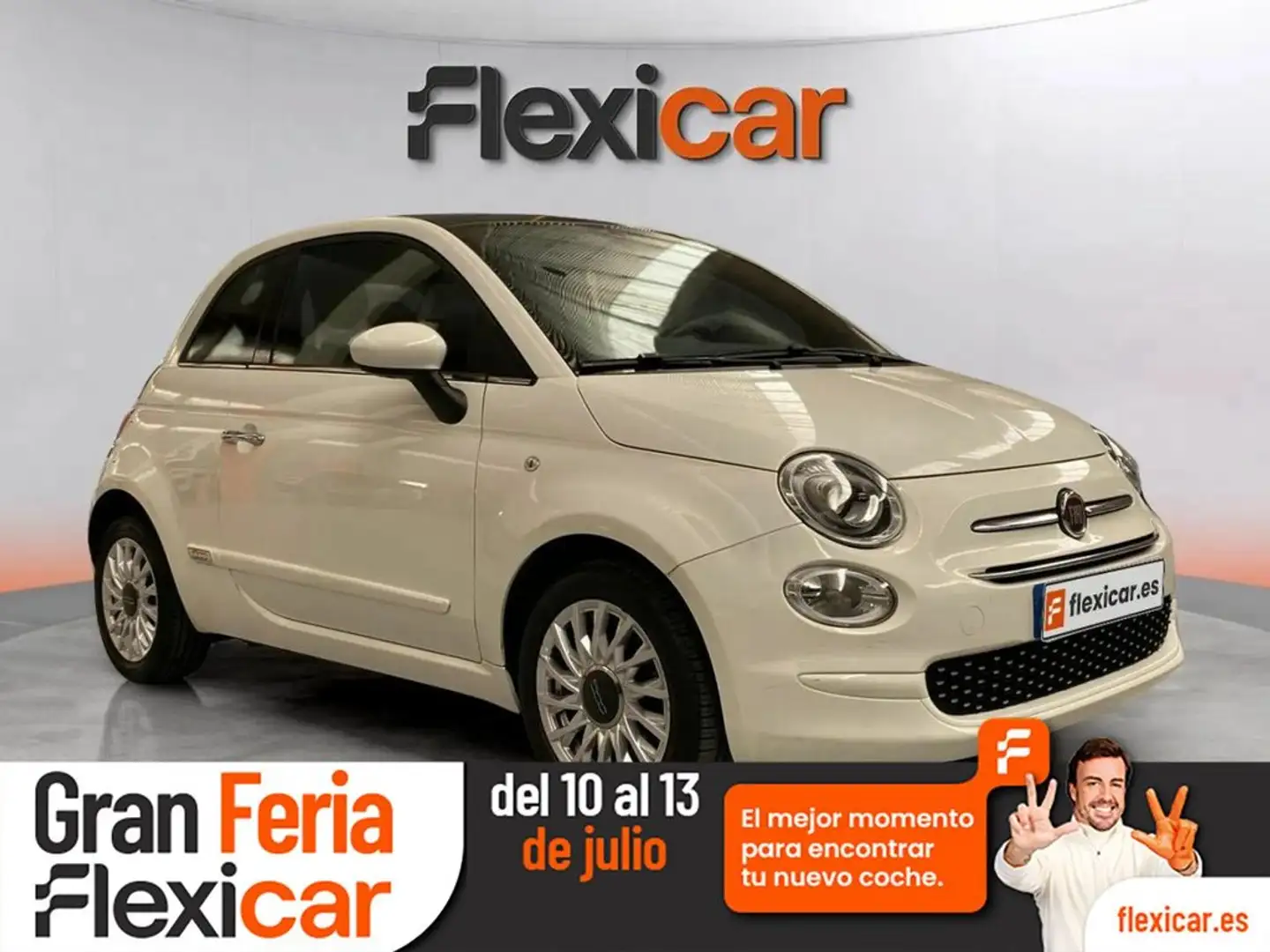 Fiat 500 Lounge 1.2 8v 51KW (69 CV) Blanco - 1