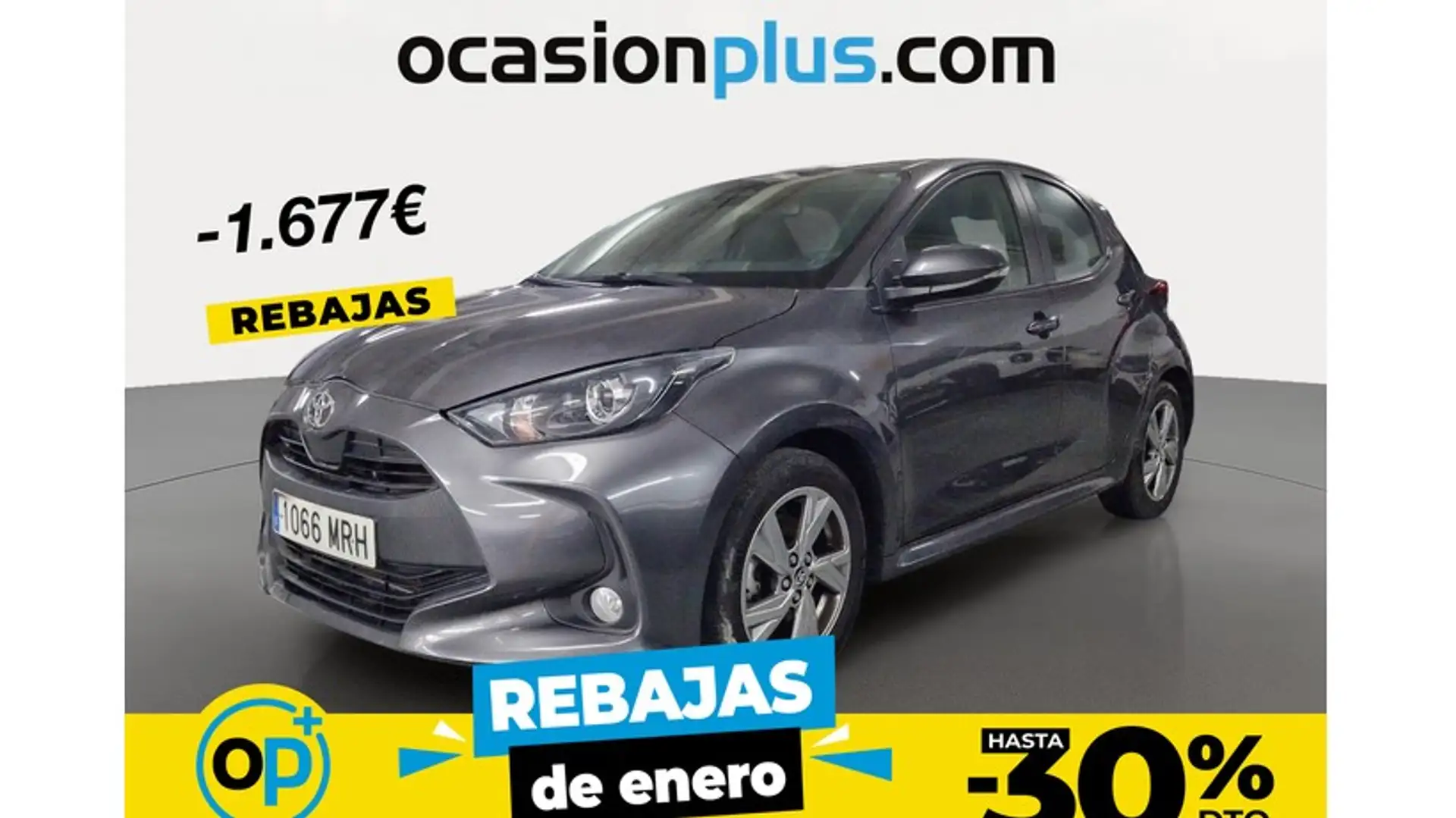 Toyota Yaris 120H 1.5 Active Plus Gris - 1