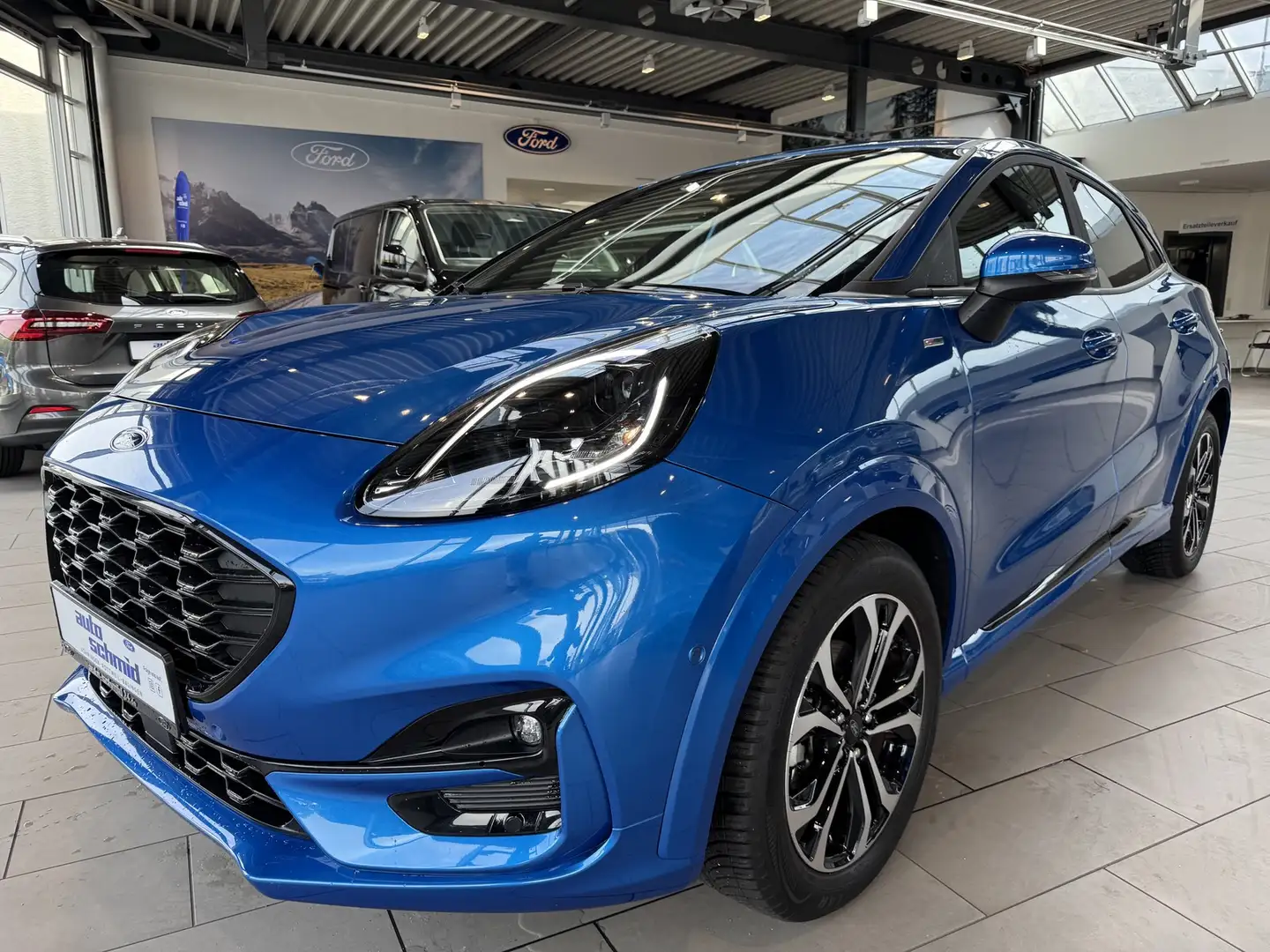Ford Puma ST-Line ACC + AHK + RFK Bleu - 1