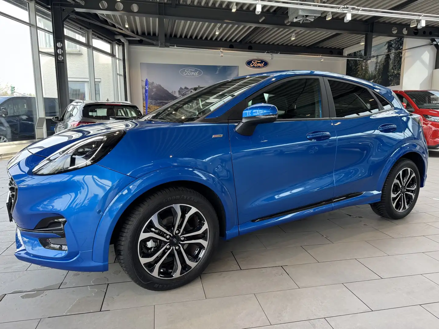 Ford Puma ST-Line ACC + AHK + RFK Bleu - 2