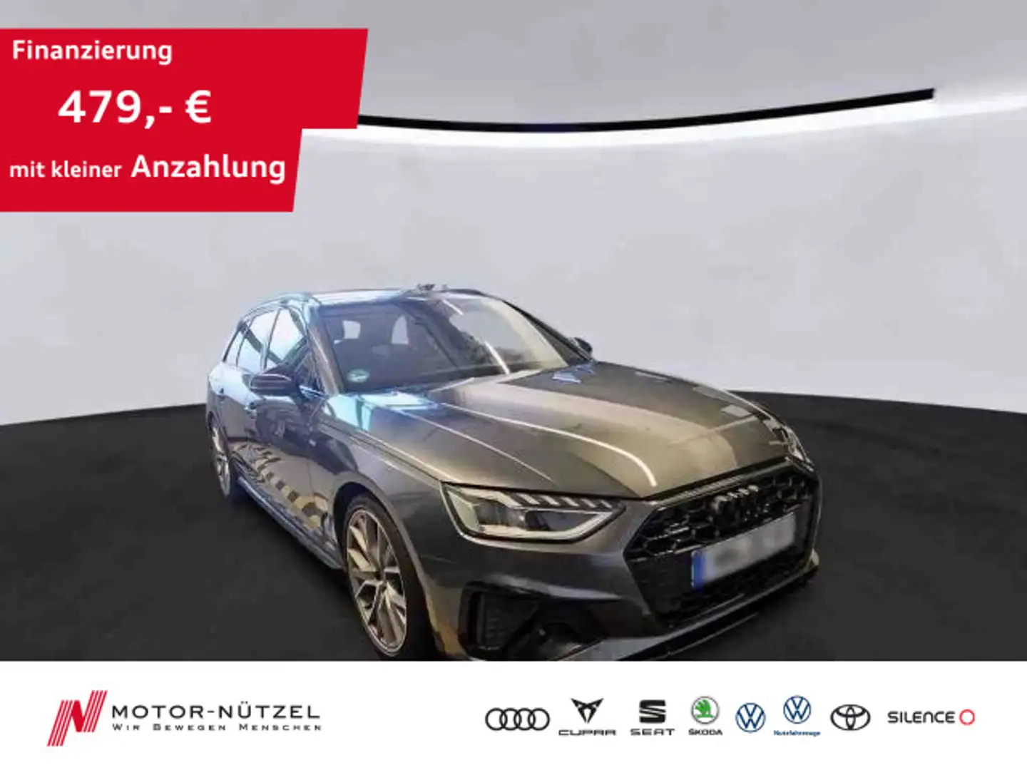Audi A4 40 TFSI QU S-LINE COMPETITION AHK+B&O Grau - 1