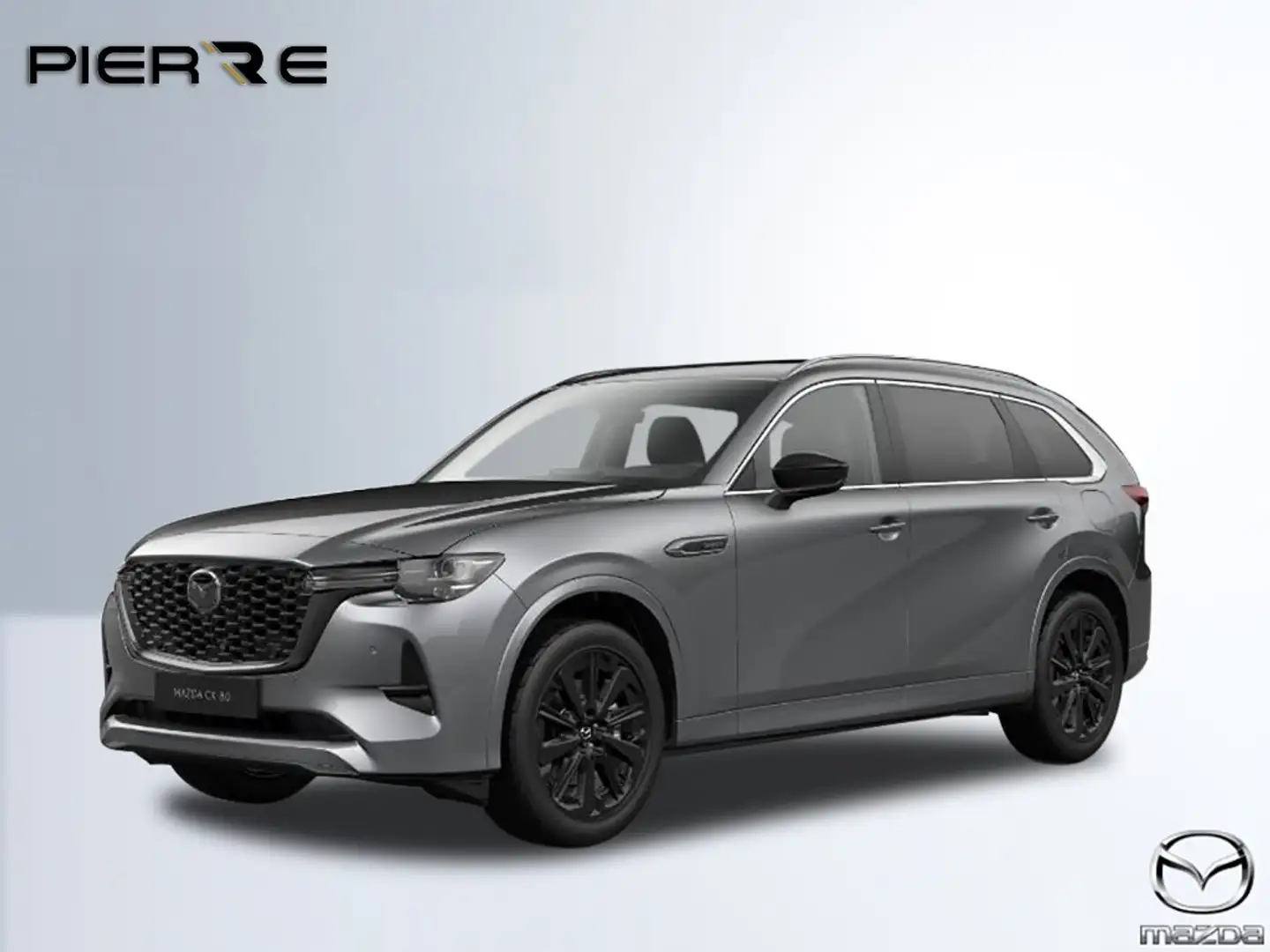 Mazda CX-80 2.5 e-SkyActiv PHEV Homura Plus | 7 PERS. VAN € 74 Grijs - 1