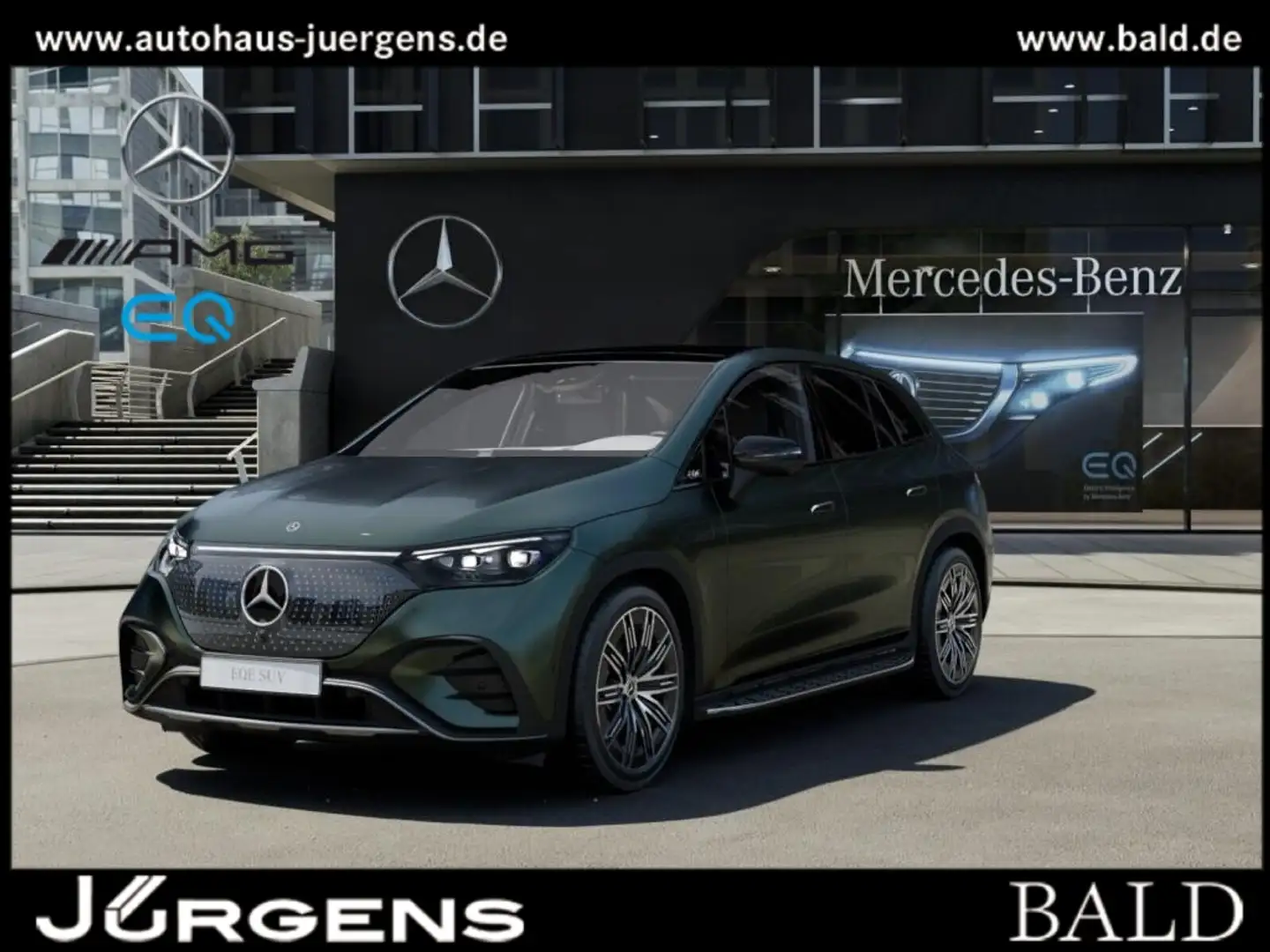 Mercedes-Benz EQE SUV EQE 350 4M SUV AMG-Sport/Hyper/Pano/Burm/Airm/AHK Grün - 1