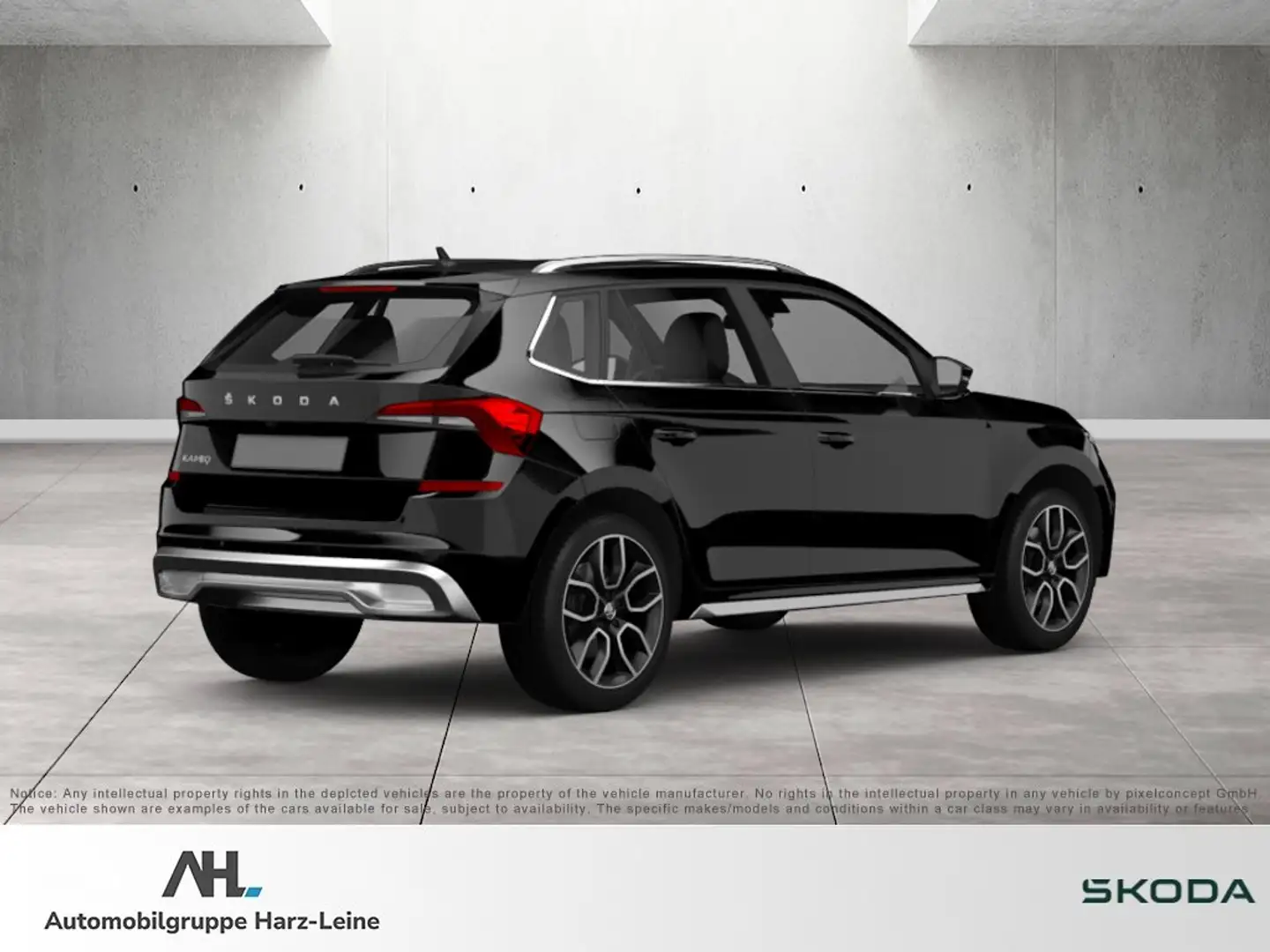 Skoda Kamiq 1.5 TSI Monte Carlo DSG LED Navi ACC AHK RFK Pano Zwart - 2