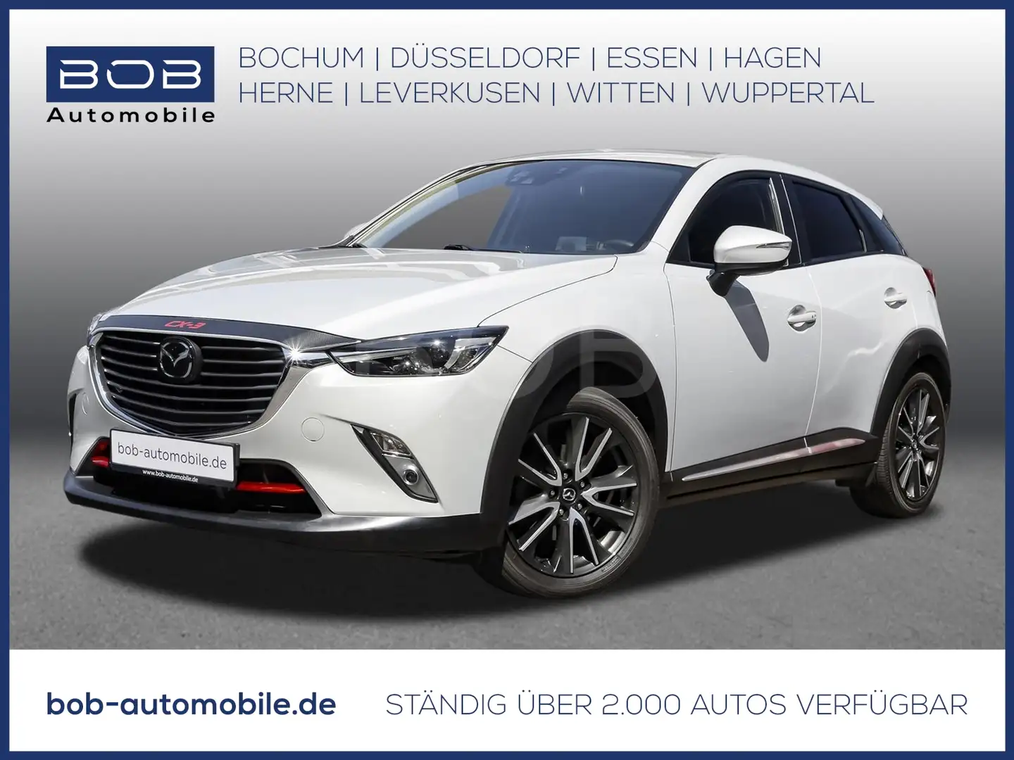 Mazda CX-3 1.5 SKYACTIV-D Sports-Line Tech. P. Blanc - 1