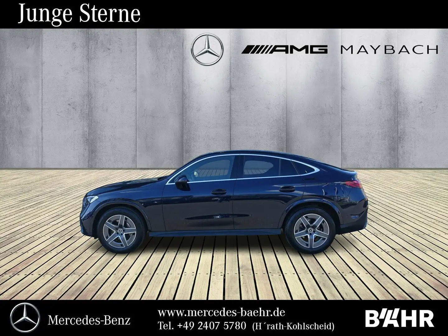 Mercedes-Benz GLC 300 GLC 300 d 4M Coupé AMG/Pano/AHK/RFK/Totwinkel Blau - 2
