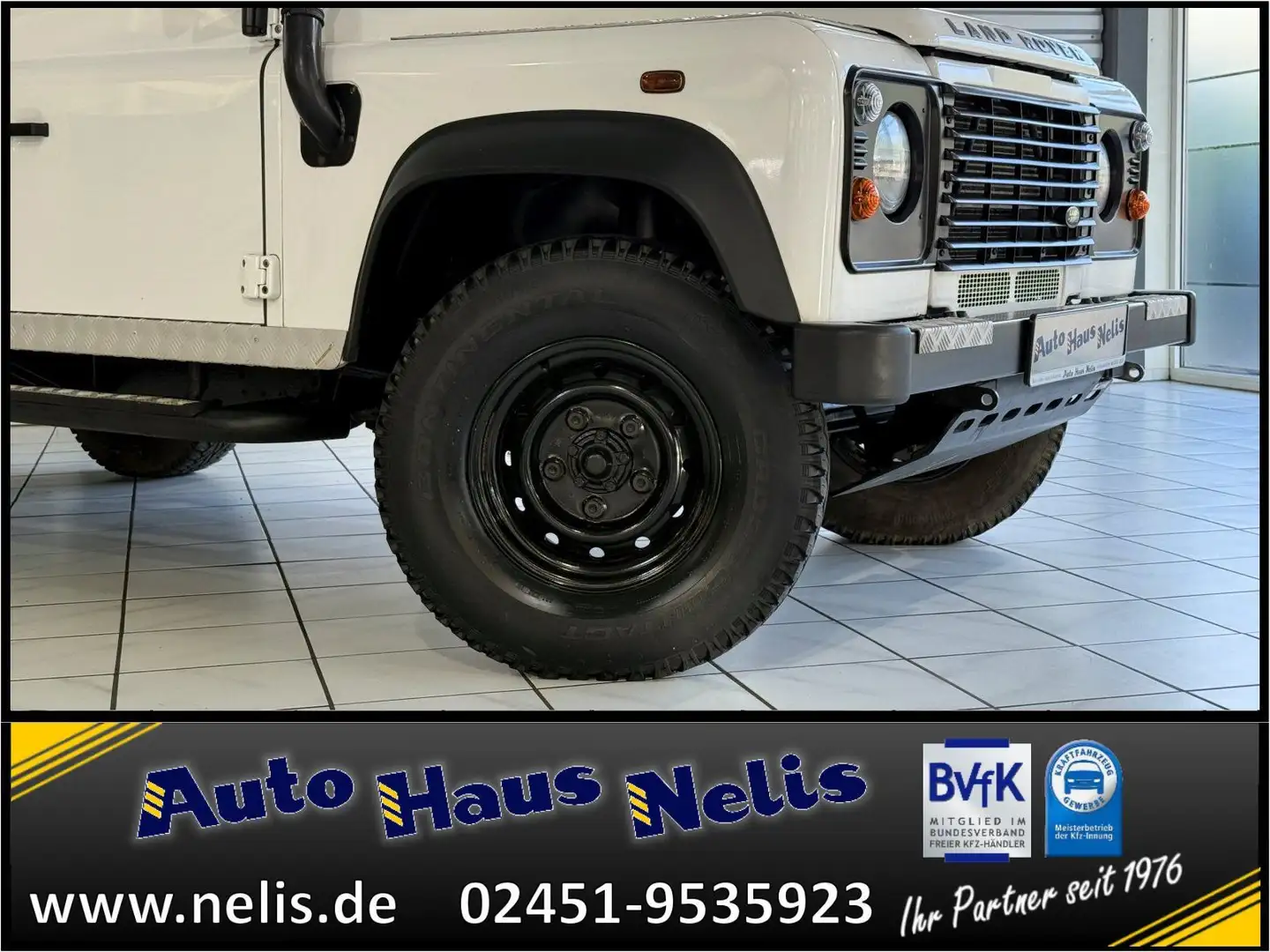 Land Rover Defender Kombi 110 TD4 FAP E Schwerlast AHK Lede Wit - 2