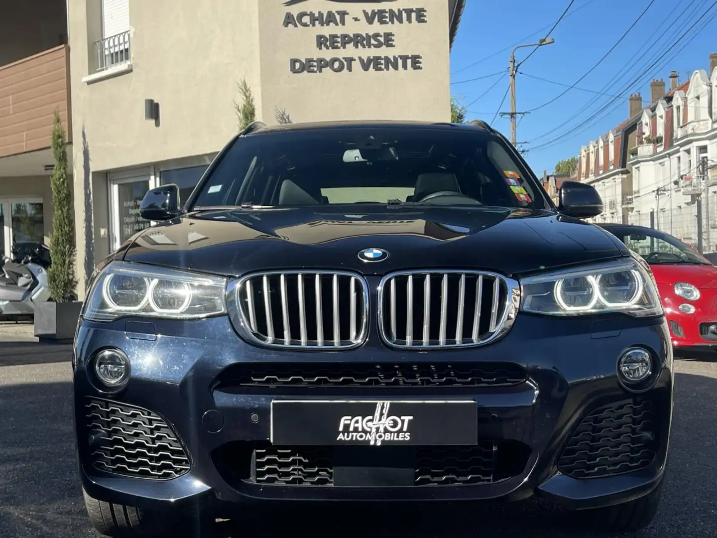 BMW X3 xDrive 35d - BVA Sport F25 LCI M Sport PHASE 2 Zwart - 2