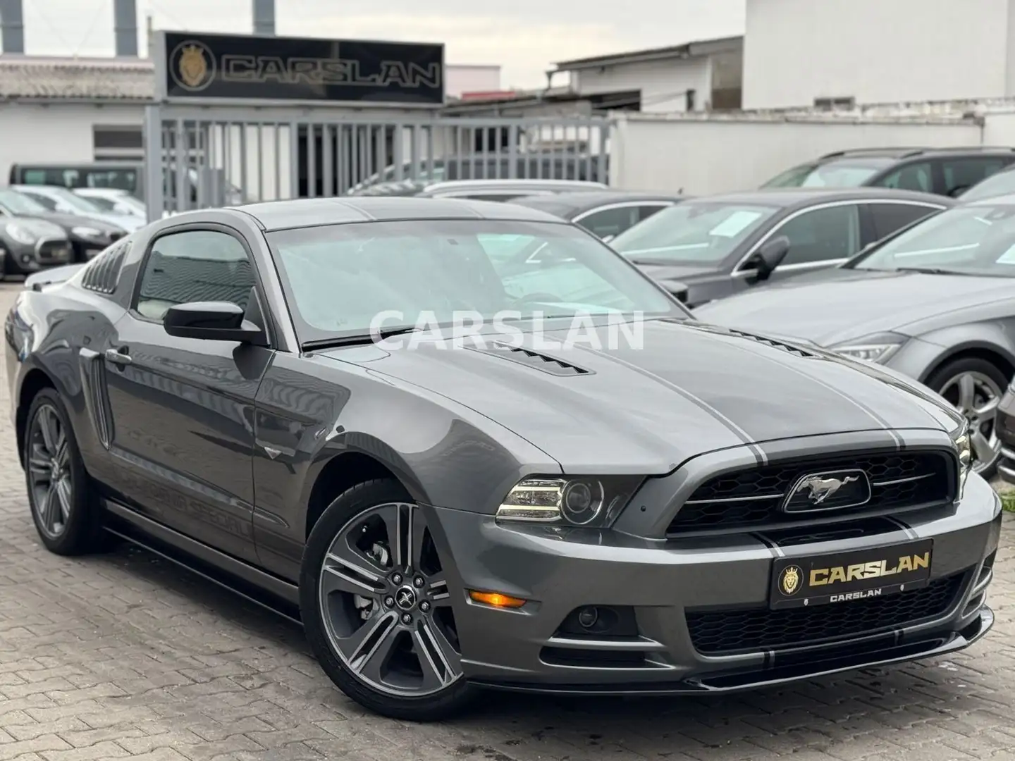 Ford Mustang 3.7 V6 COUPE NAVI+LED+R.KAM+SPORT+LEDER Grau - 1