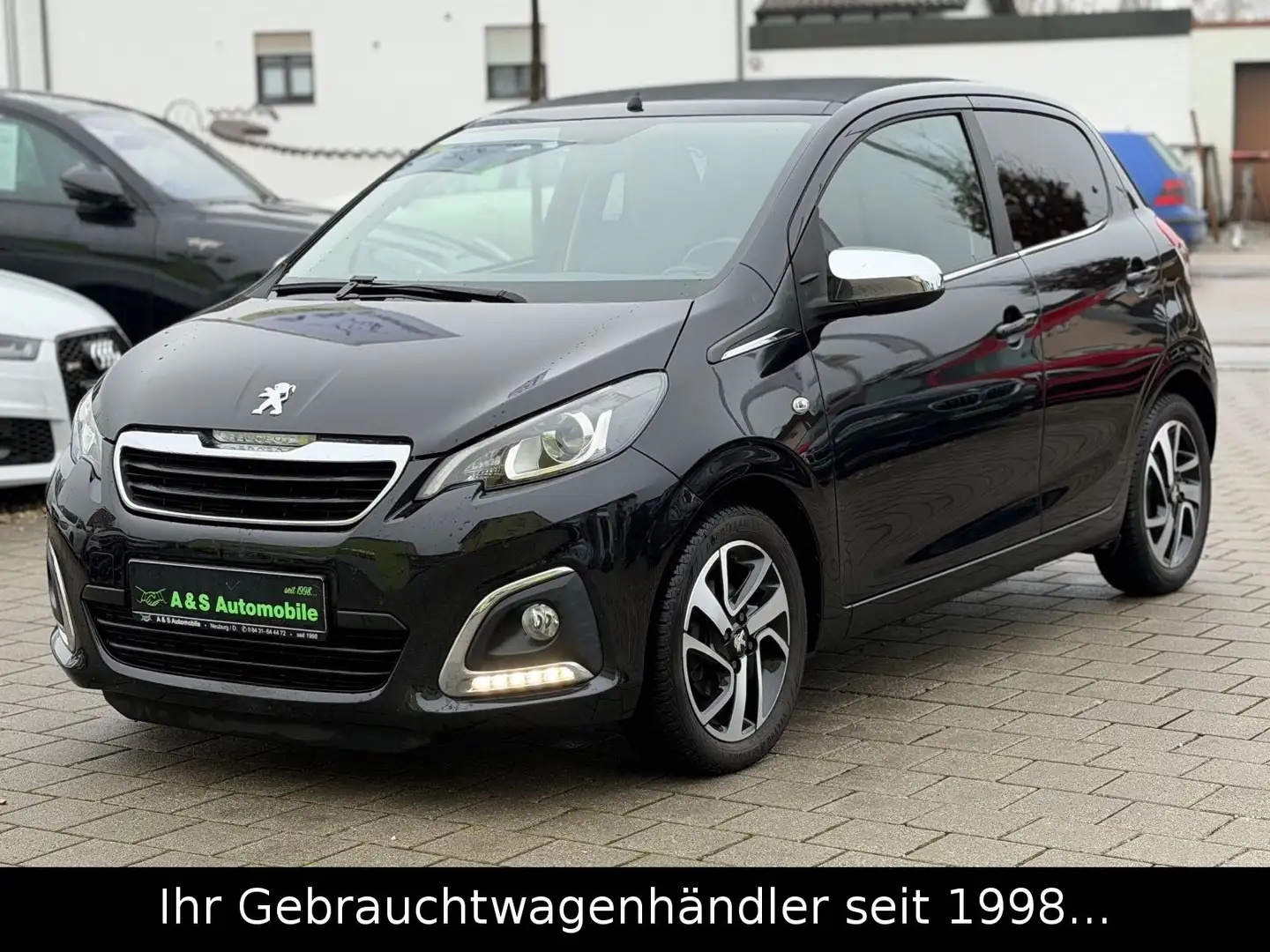 Peugeot 108 1.0 TOP Allure *FALTDACH/KAMERA/SHZ/APPLE* Schwarz - 2