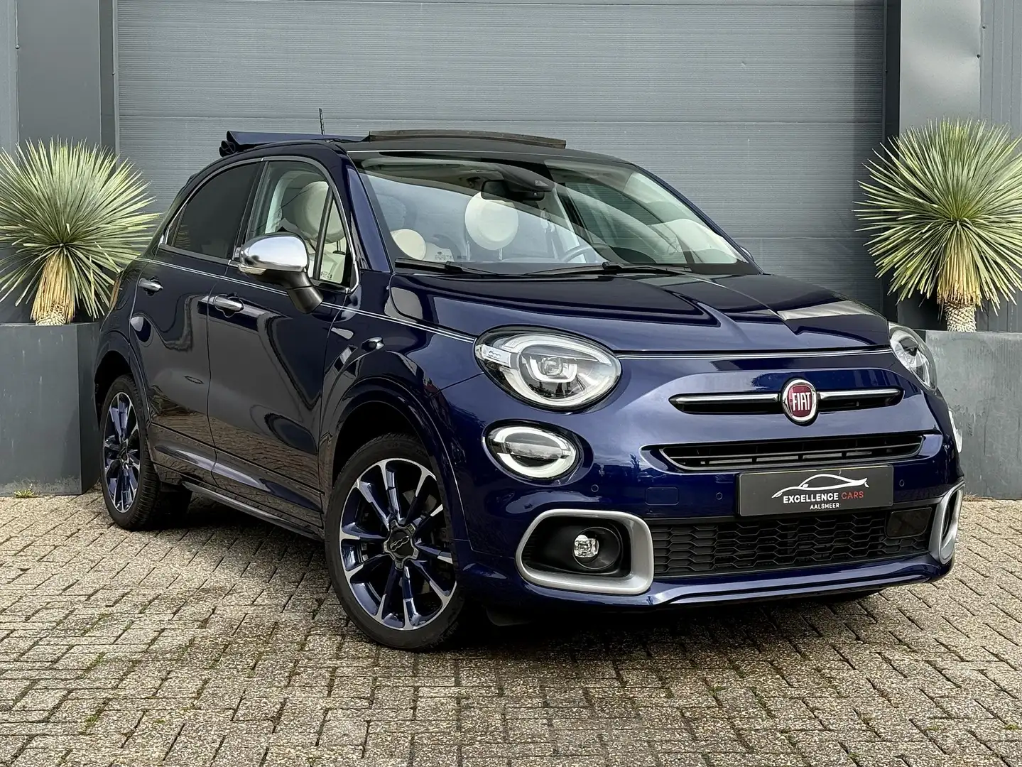 Fiat 500X Sport 1.3 Turbo 150 Yacht Club Capri Cabrio Aut Pa Blauw - 1
