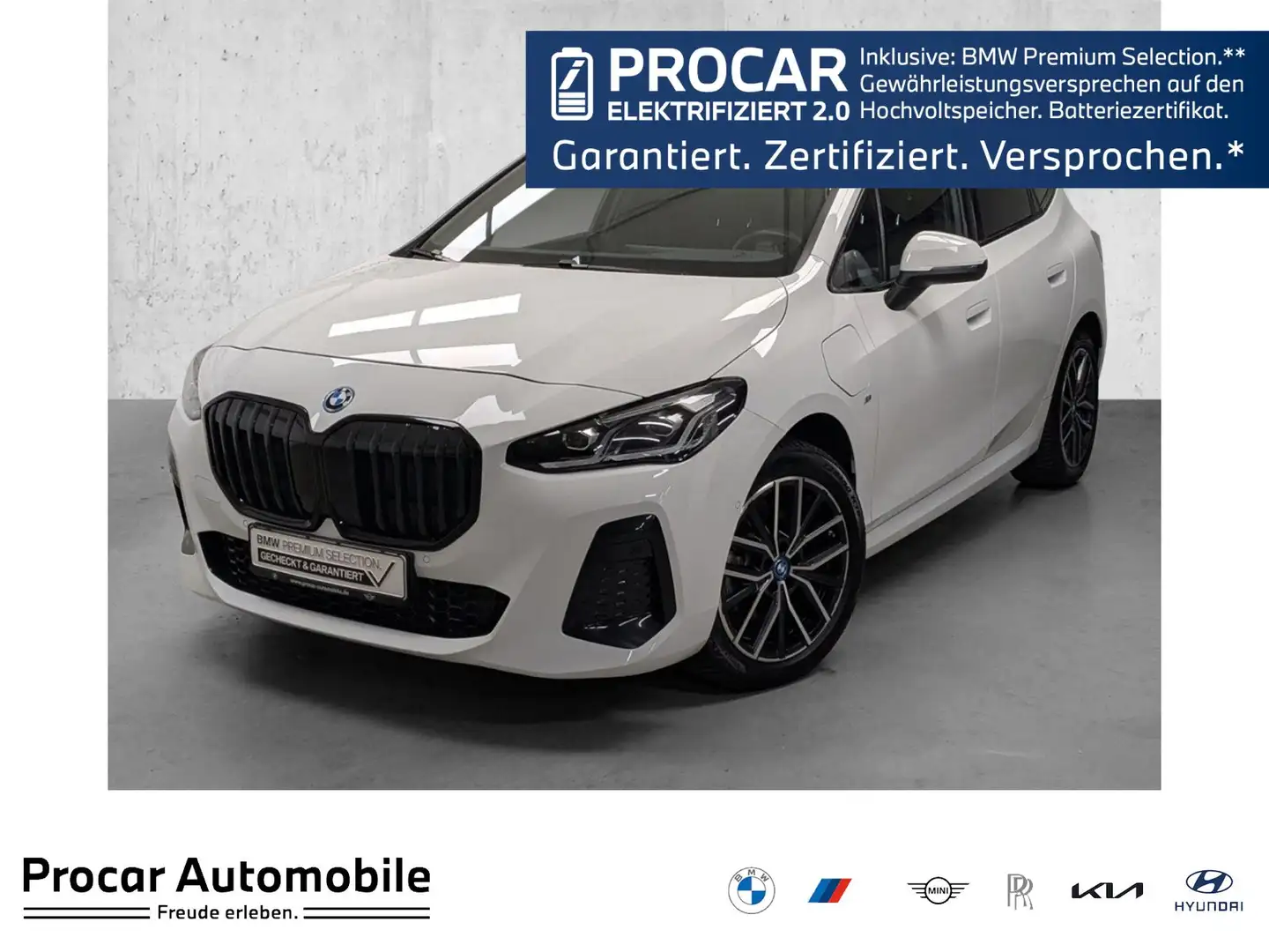 BMW 225 e xDrive Active Tourer M Sport AHK H/K DA 18'' Weiß - 1