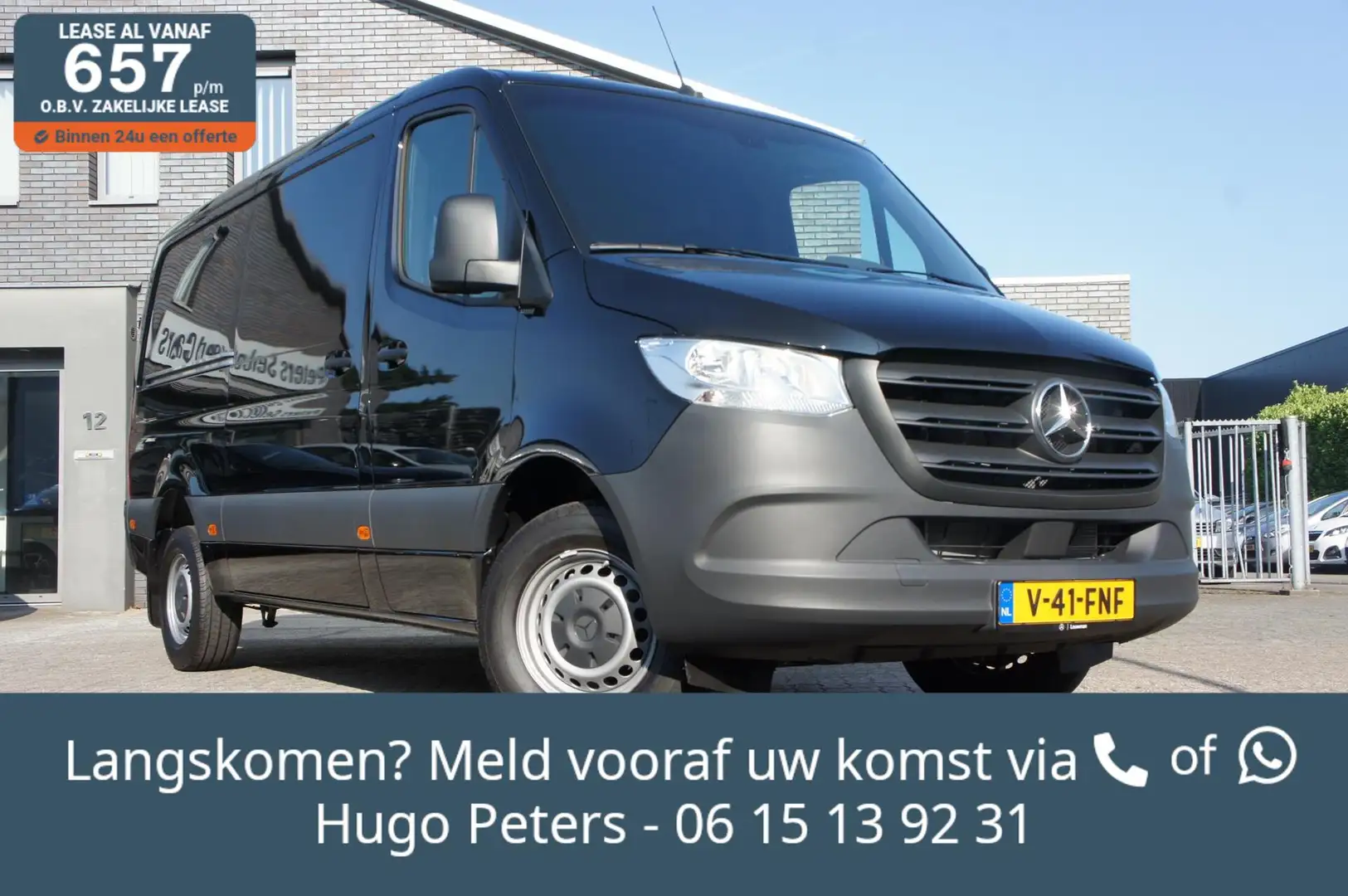 Mercedes-Benz Sprinter bestel 311 1.9 CDI L2 Pro Zwart - 1