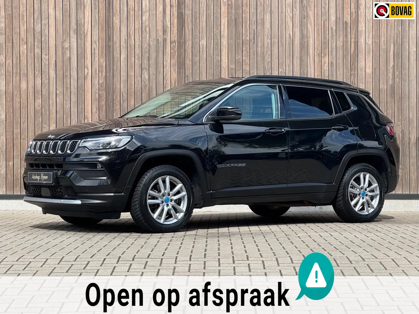 Jeep Compass 4xe 240 Plug-in Hybrid Electric S Zwart - 1