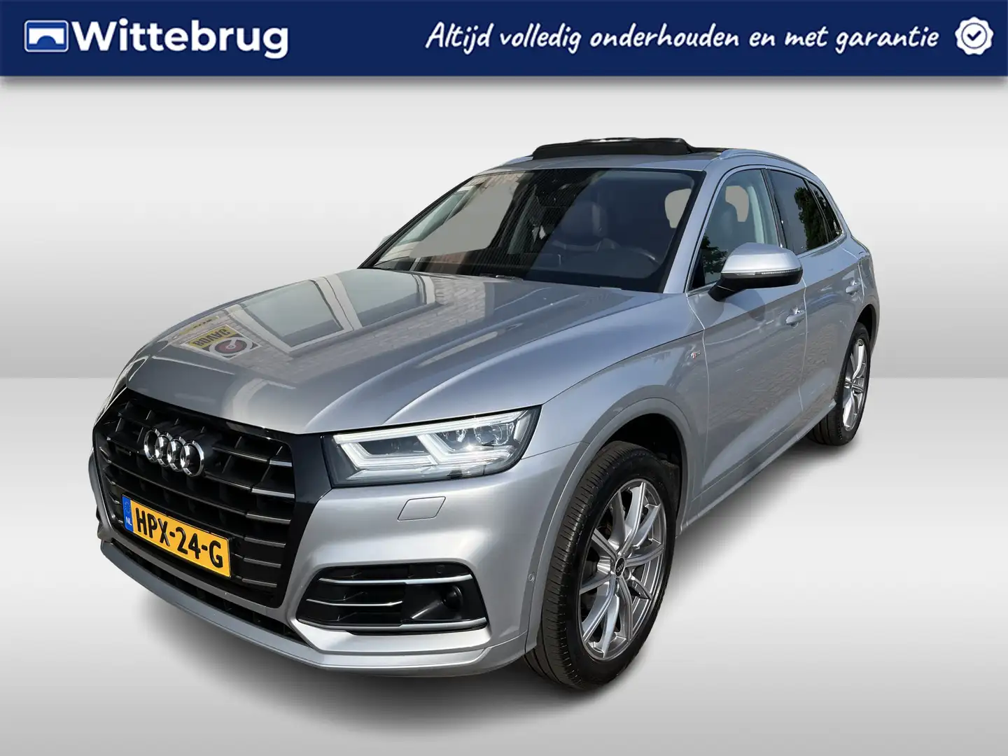 Audi Q5 55 TFSI e Quattro S-Line / AUTOMAAT/ PANO/ LUCHTVE Zilver - 1