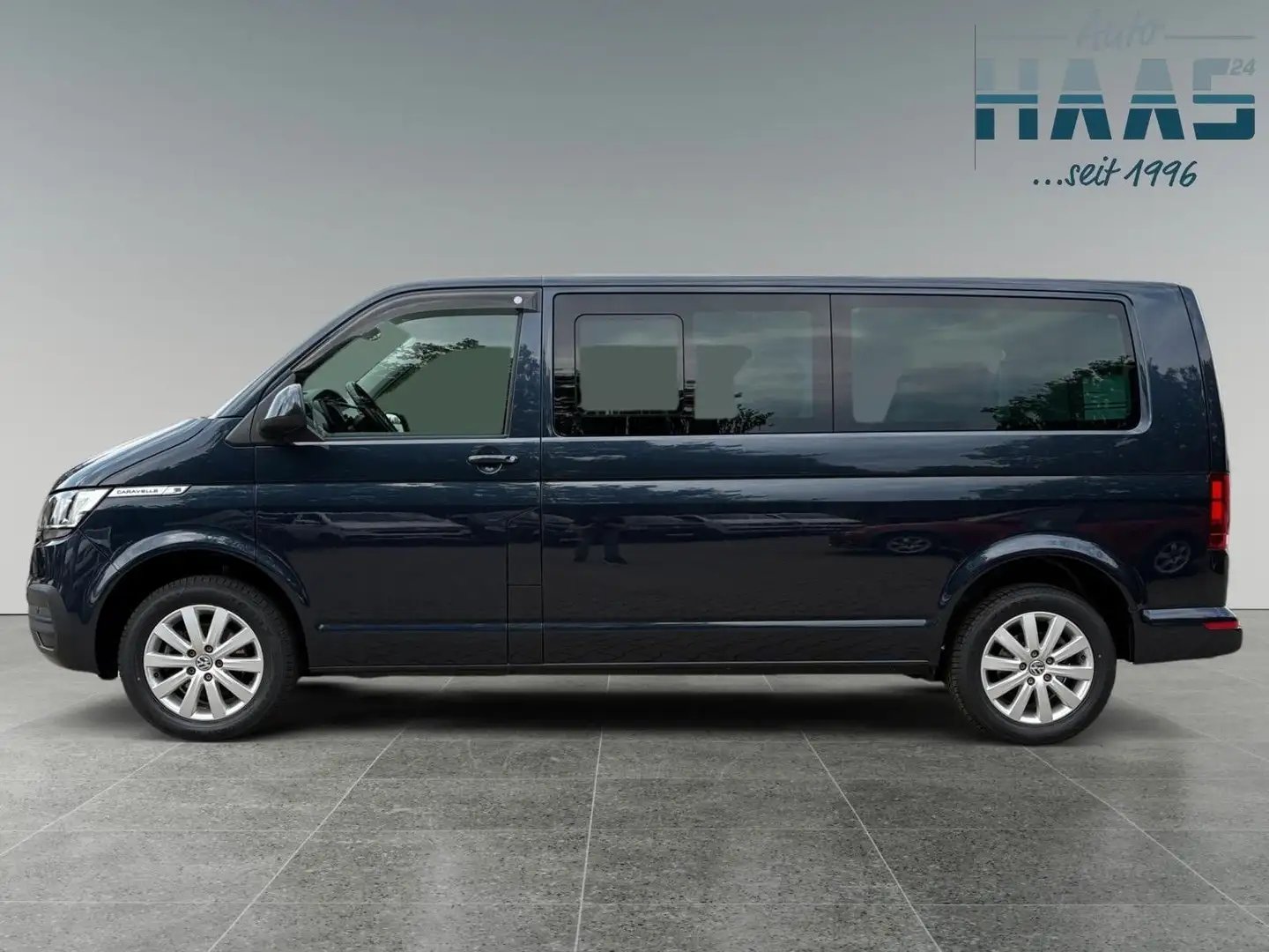 Volkswagen T6 Caravelle T6.1 Caravelle Lang DSG Navi Sitzh ACC 3xKlima Bleu - 2
