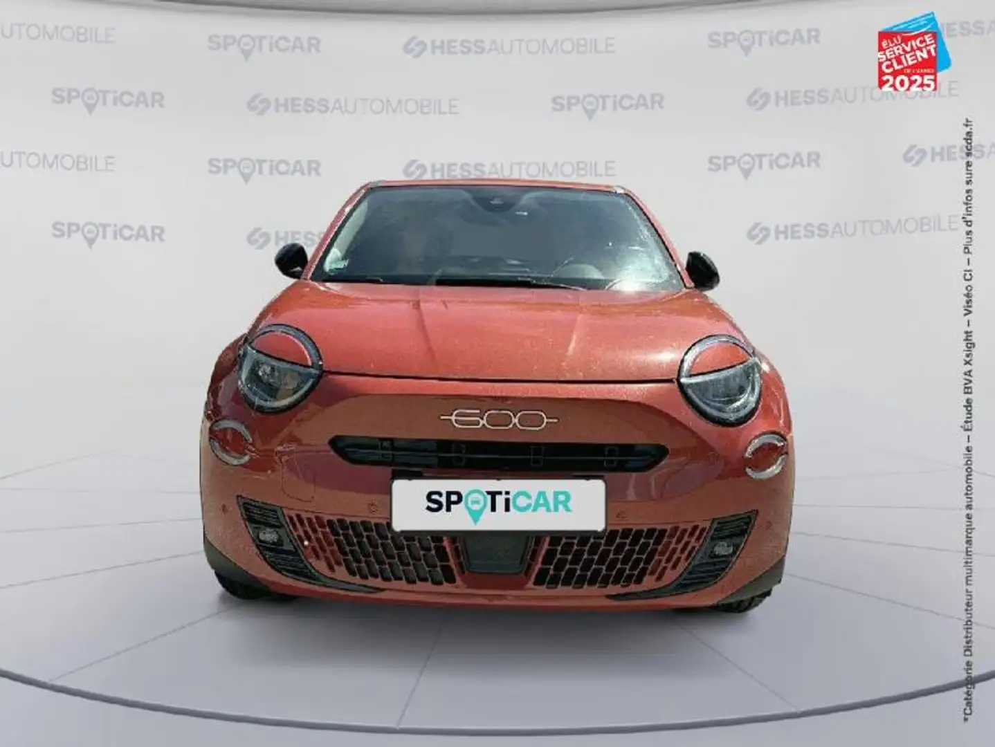 Fiat 600e e 156ch 54kWh La Prima Orange - 2