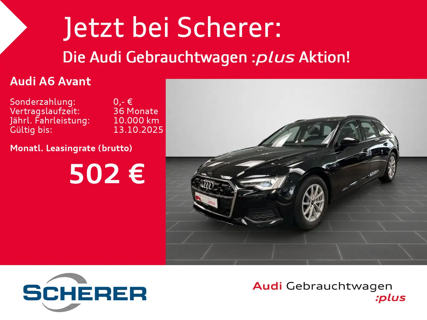 Audi A6 40 TDI Schwarz - 1