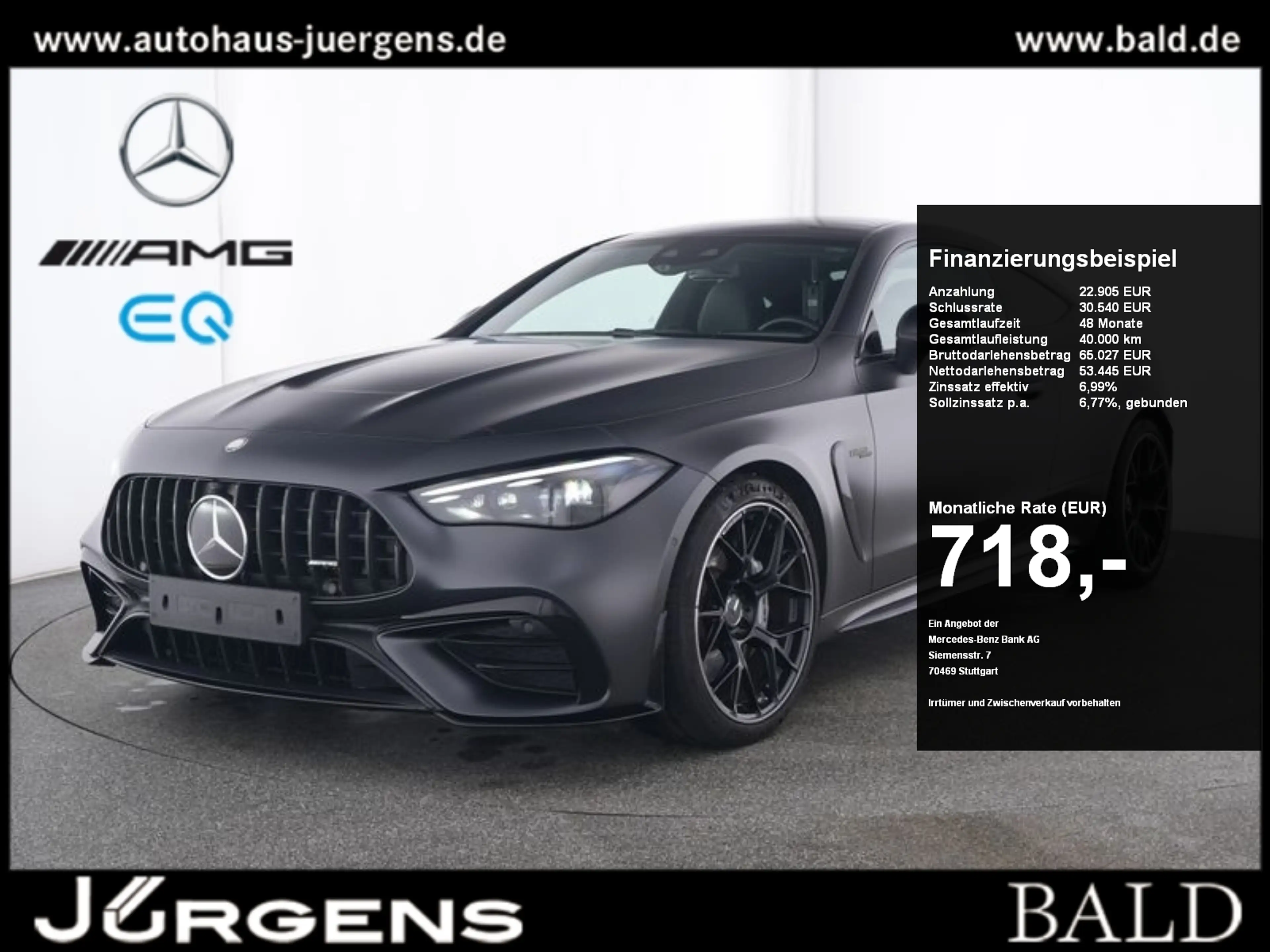 Mercedes-Benz CLE 53 AMG 4M+ Coupé Pano/Night/Distr/Magno/20'