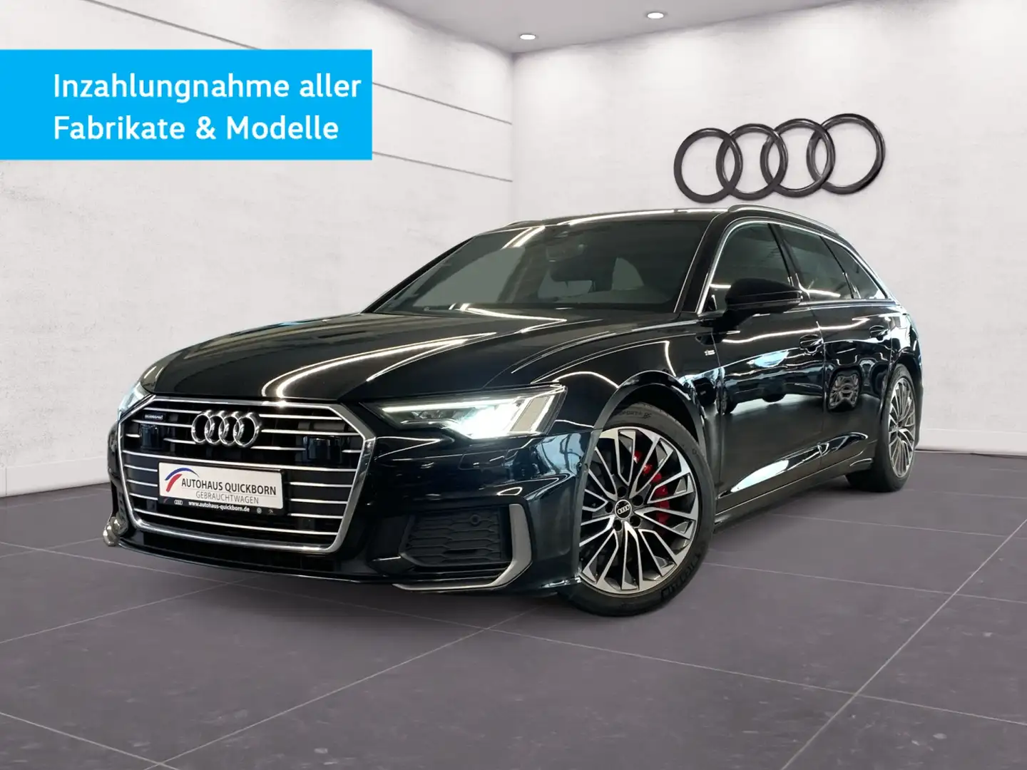 Audi A6 Avant S line 55 TFSIe quattro AHK MATRIX TOUR PAN Negro - 2