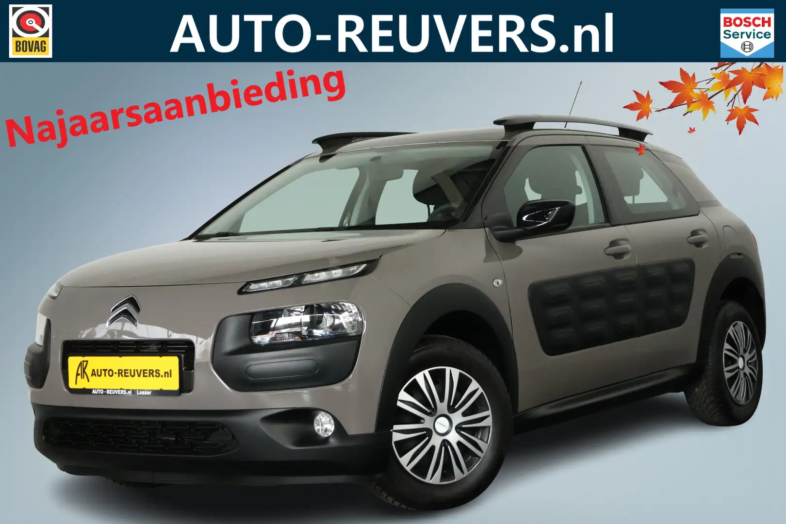 Citroen C4 Cactus 1.2 PureTech Shine / Clima / Bluetooth / Cruisecon Brun - 1