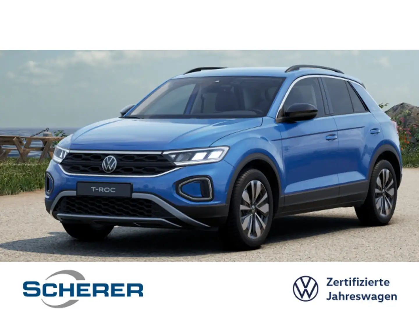 Volkswagen T-Roc GOAL 1.5 TSI DSG KAMERA NAVI STANDH TRAVEL Blau - 1
