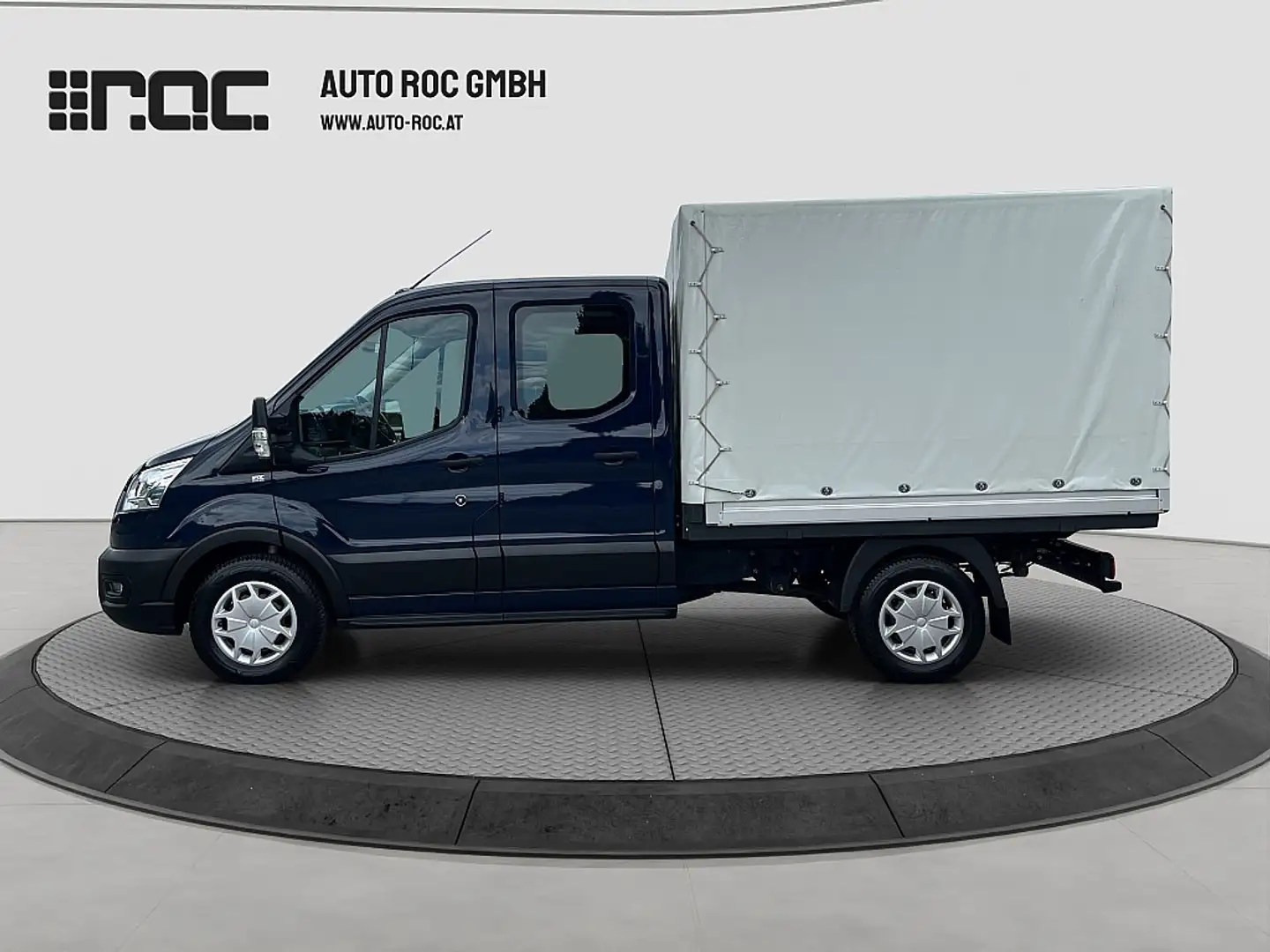 Ford Transit Pritsche DoKa 2,0 EcoBlue AWD L2 350 Trend 7-Si... Blau - 2
