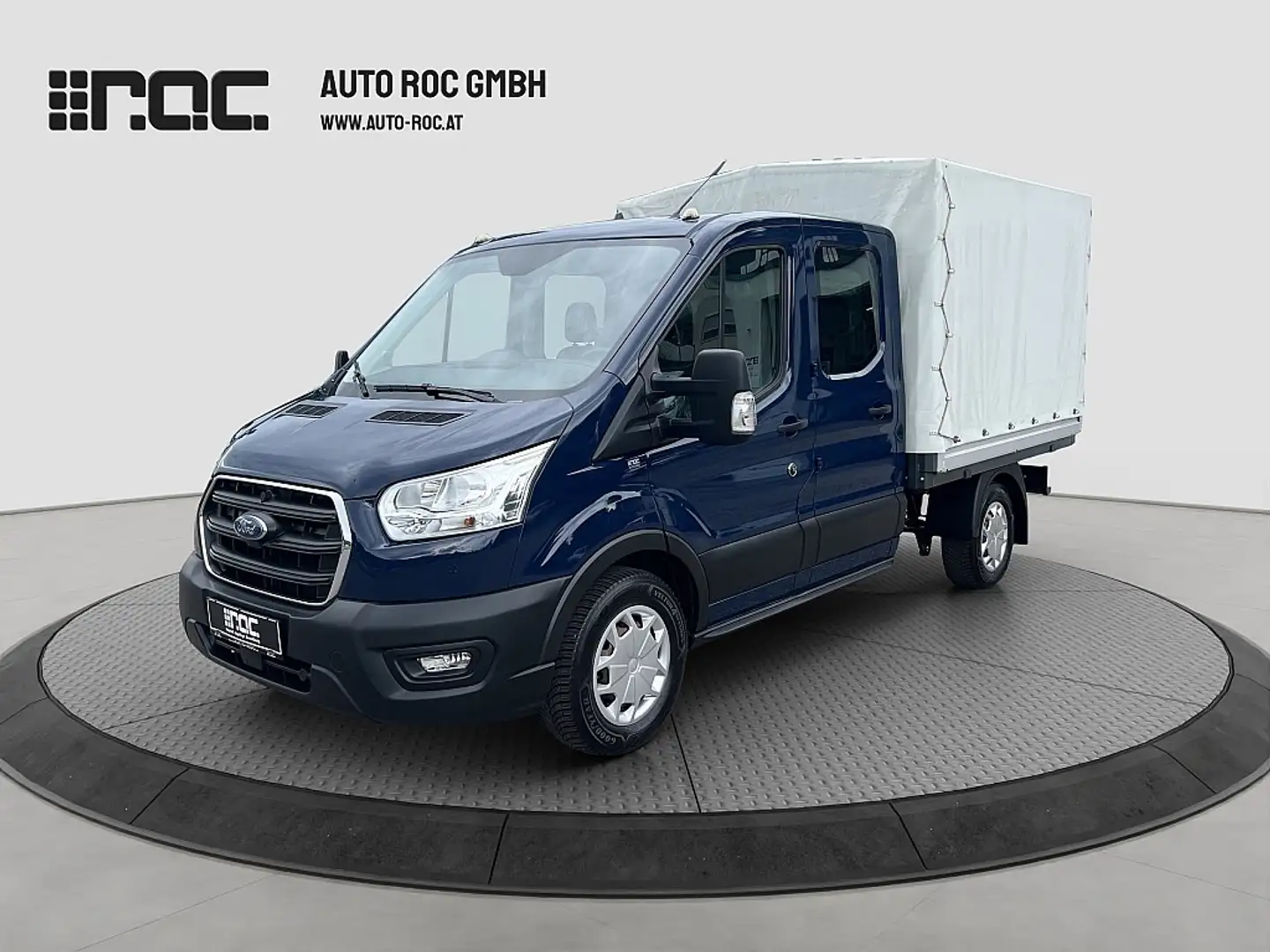 Ford Transit Pritsche DoKa 2,0 EcoBlue AWD L2 350 Trend 7-Si... Blau - 1