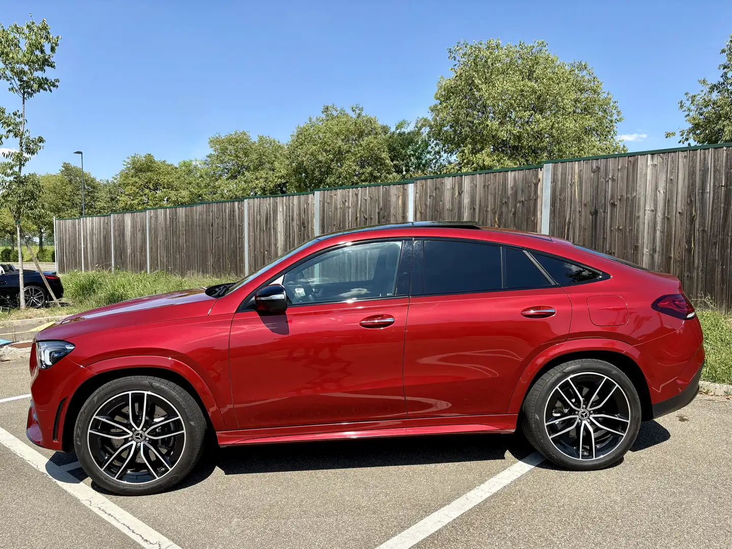 Mercedes-Benz GLE 350 Coupe de phev (e eq-power) Premium Pro 4matic auto Rouge - 2