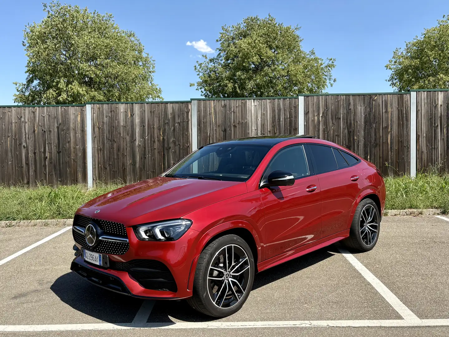 Mercedes-Benz GLE 350 Coupe de phev (e eq-power) Premium Pro 4matic auto Rouge - 1