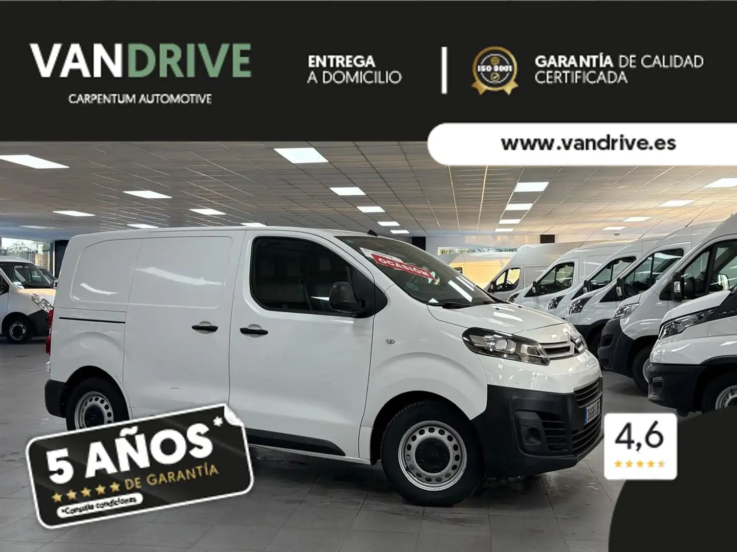 Citroen Jumpy Fg. BlueHDI Talla XS S&S Club 115 Blanc - 2