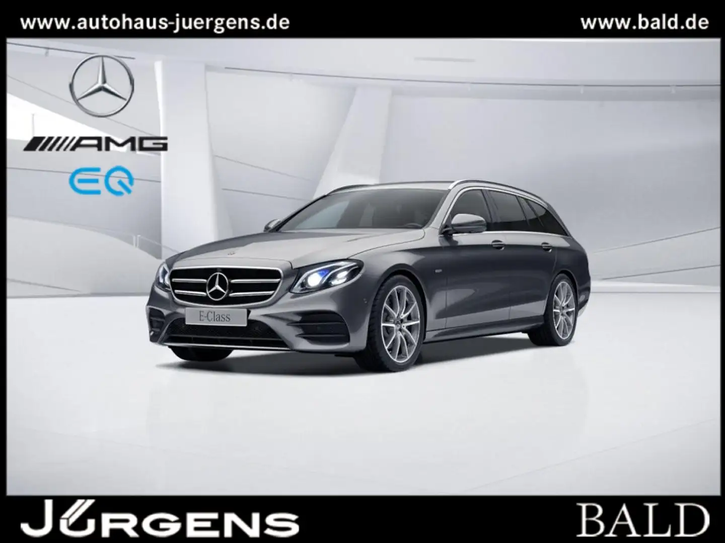 Mercedes-Benz E 220 d T AMG-Sport/AHK/360/MBeam/Totw/Easy-P/19 Grau - 1