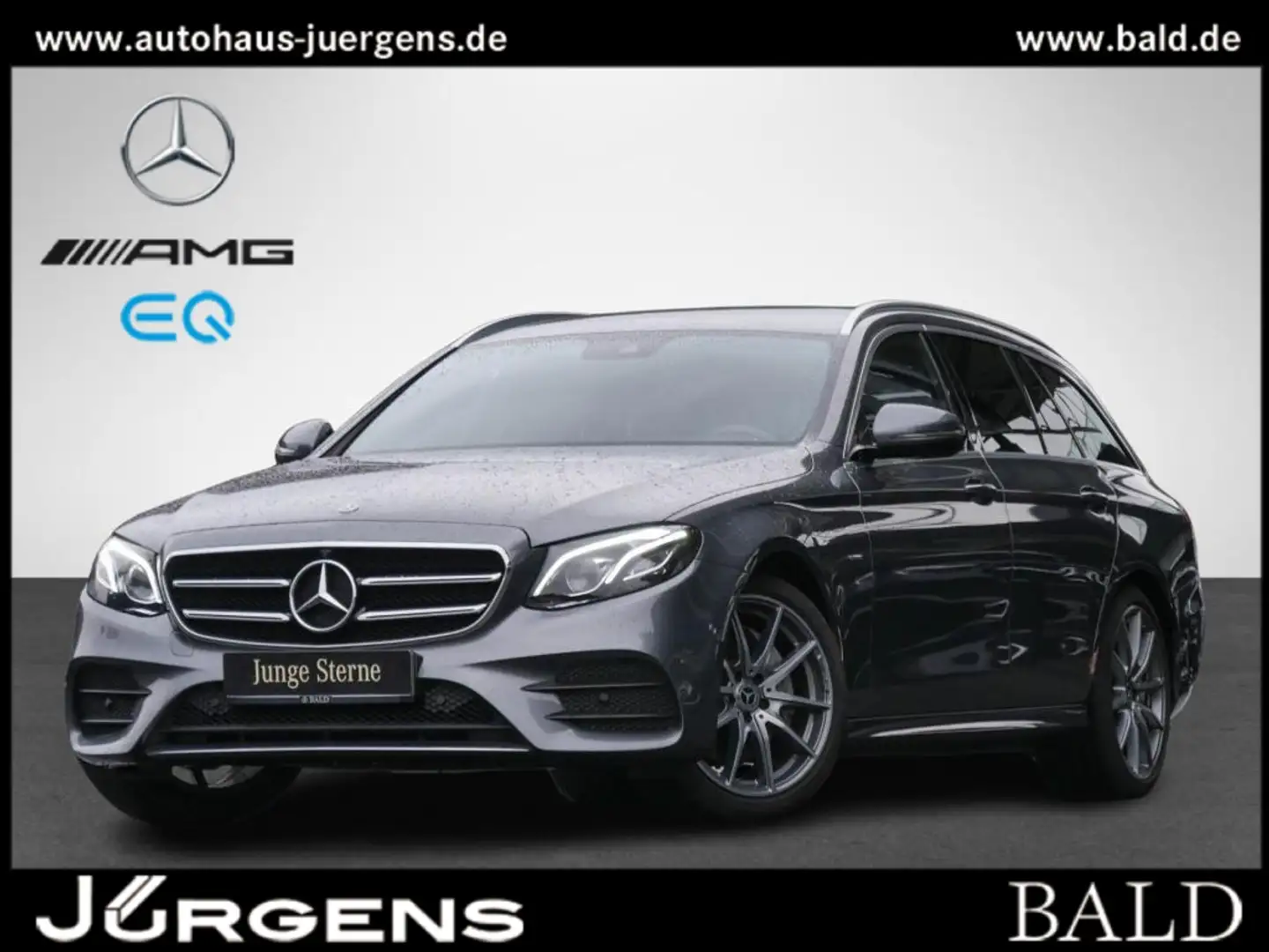 Mercedes-Benz E 220 d T AMG-Sport/AHK/360/MBeam/Totw/Easy-P/19 Grijs - 1