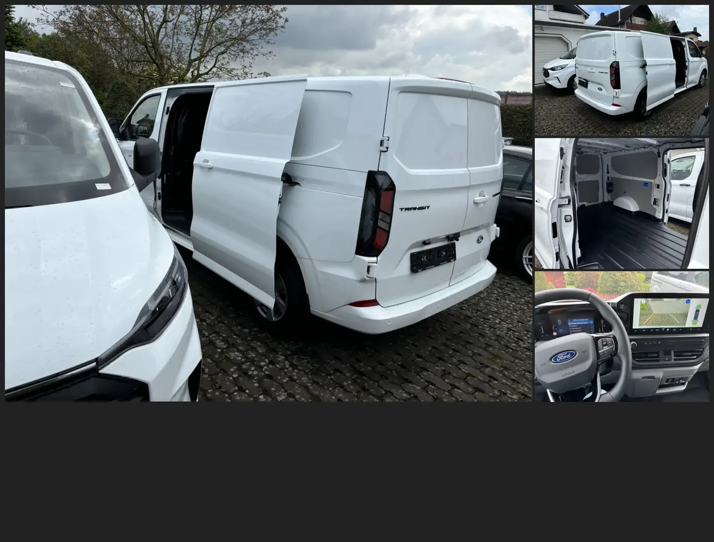 Ford Transit Custom Automatik 320 L2H1 Limited 2x Schiebetüren Standhz Weiß - 1
