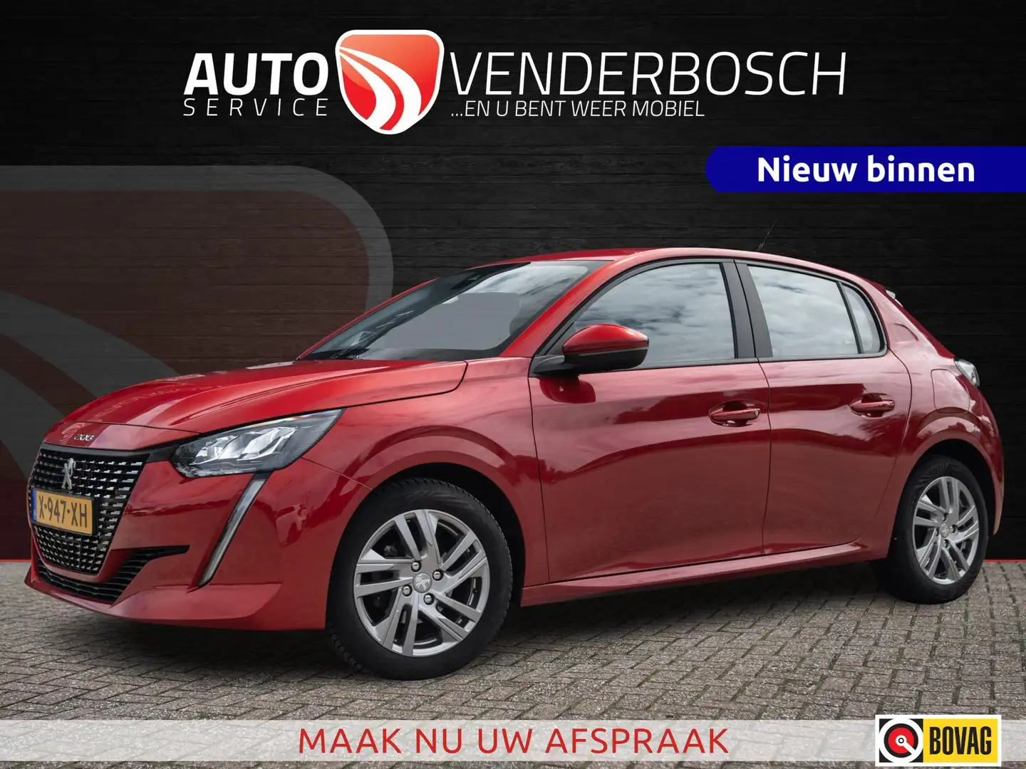 Peugeot 208 1.2 PureTech Allure 75pk | Apple CarPlay | LED | C Red - 1