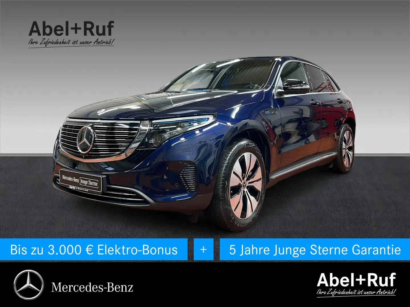 Mercedes-Benz EQC 400 4M Electric Art+DISTRO+Memory+Ambi+360° Blau - 1