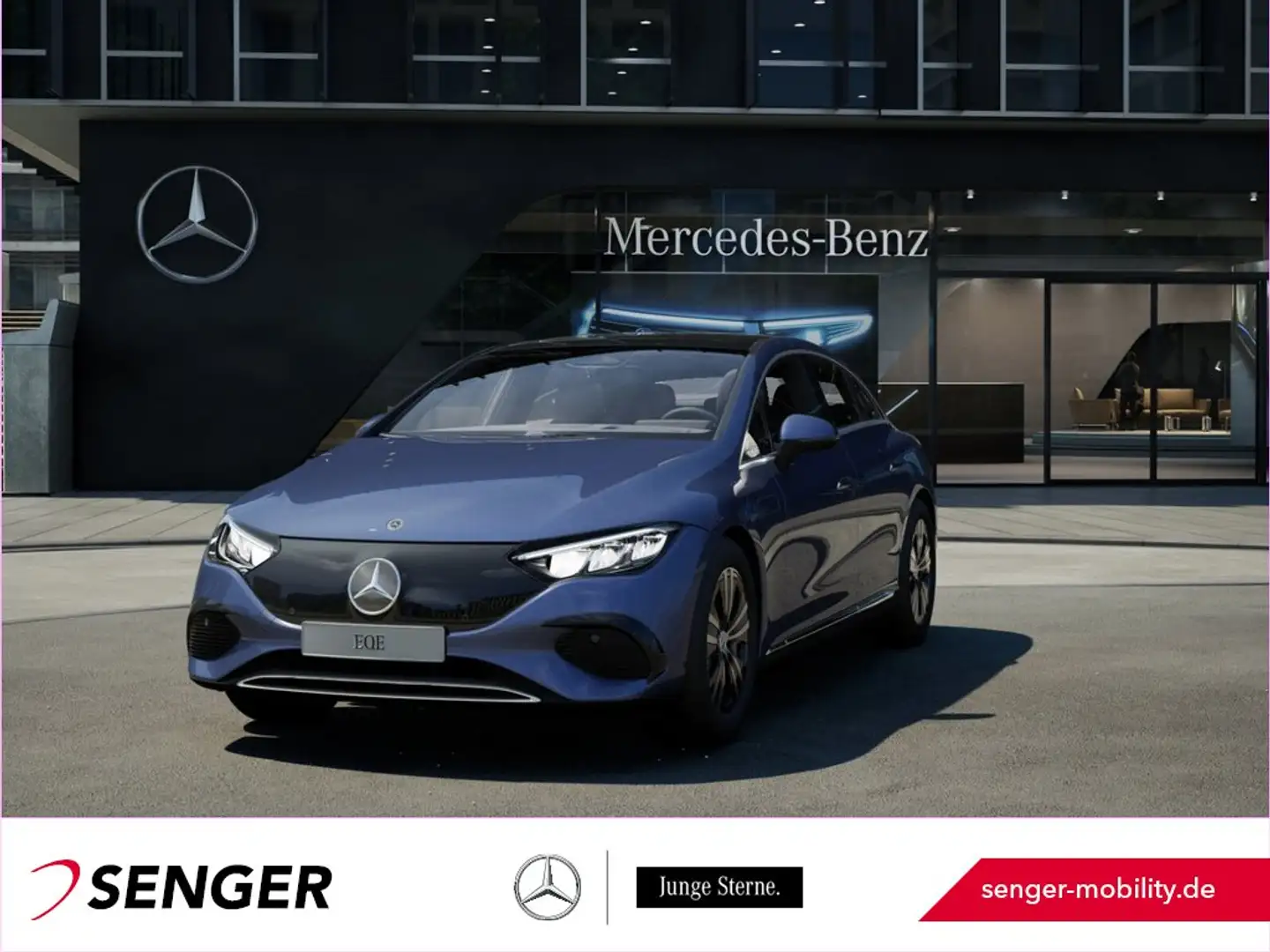 Mercedes-Benz EQE 300 Panorama Head-Up Keyless Burmester LED Blauw - 1