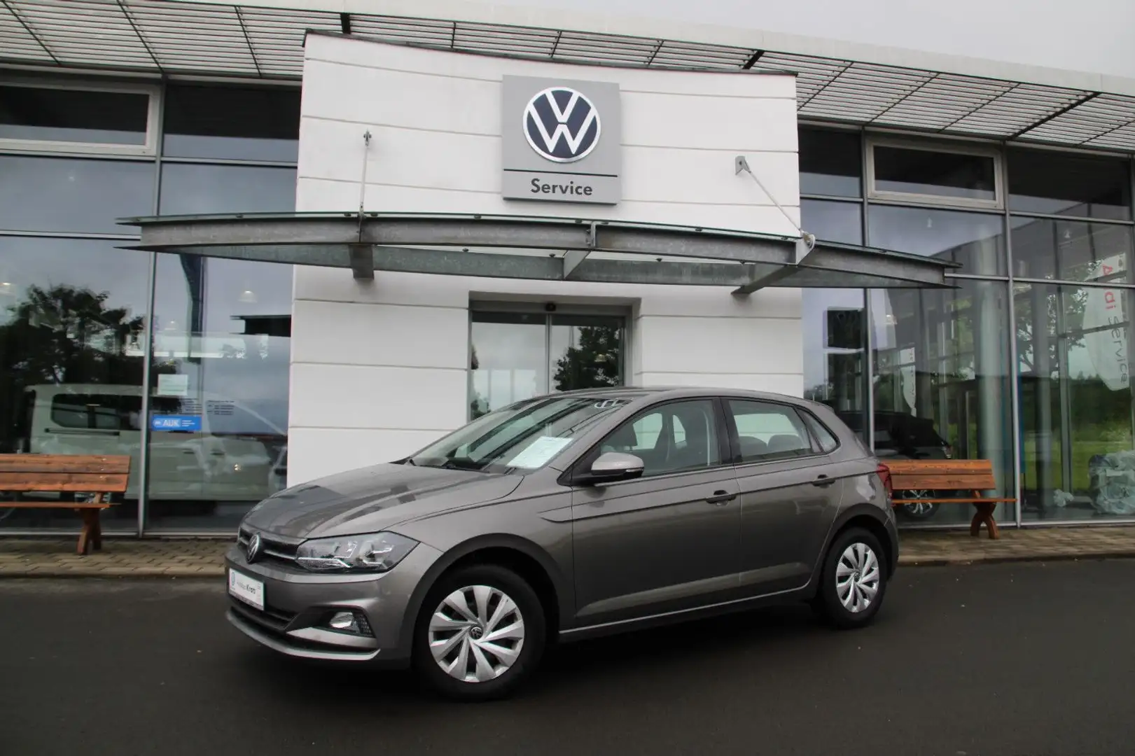 Volkswagen Polo Comfortline TSI  Shz+APS+KL+App Gris - 1