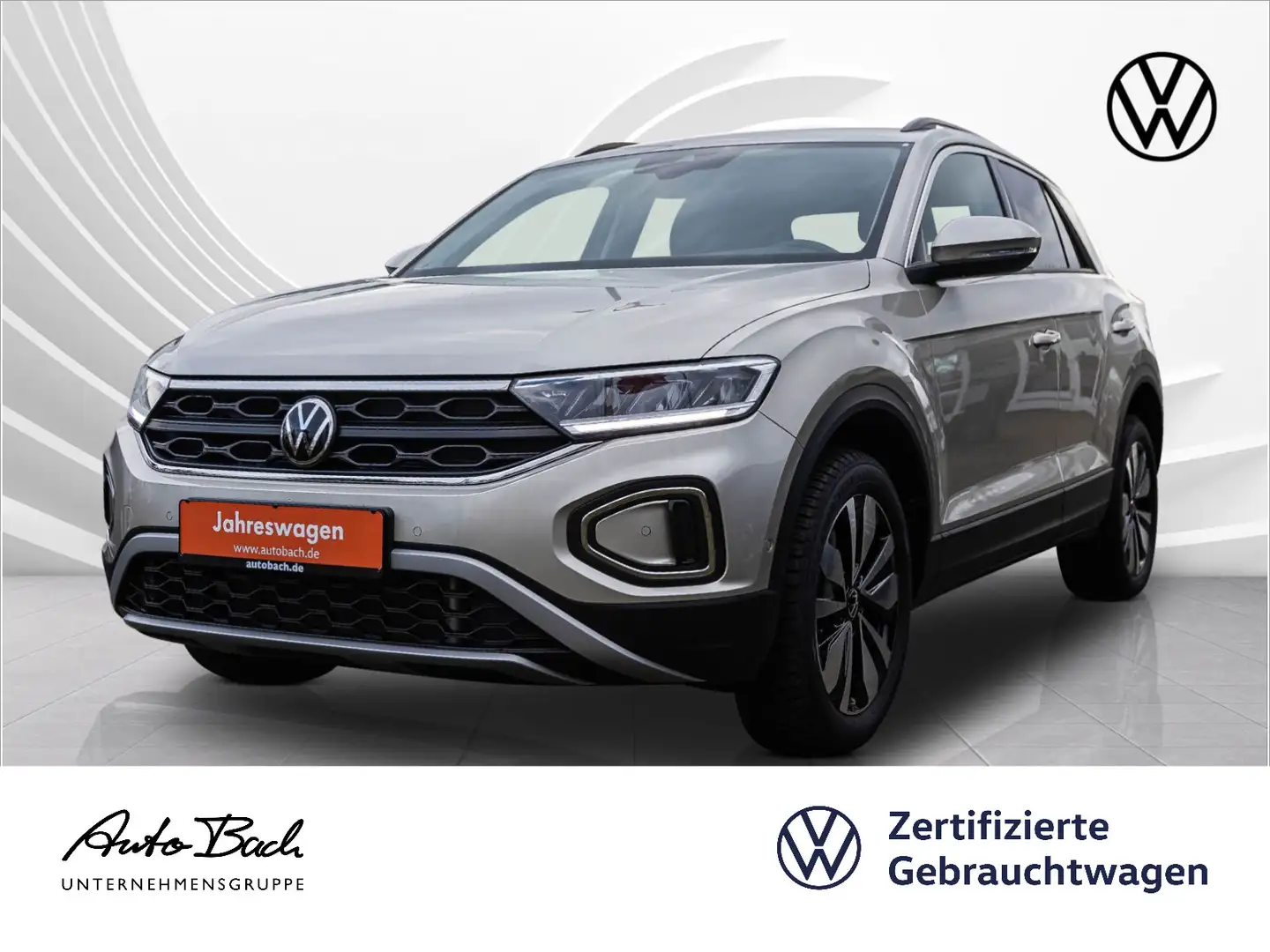 Volkswagen T-Roc 1.5 TSI "MOVE" DSG Navi LED Digital Cockpi Silber - 1