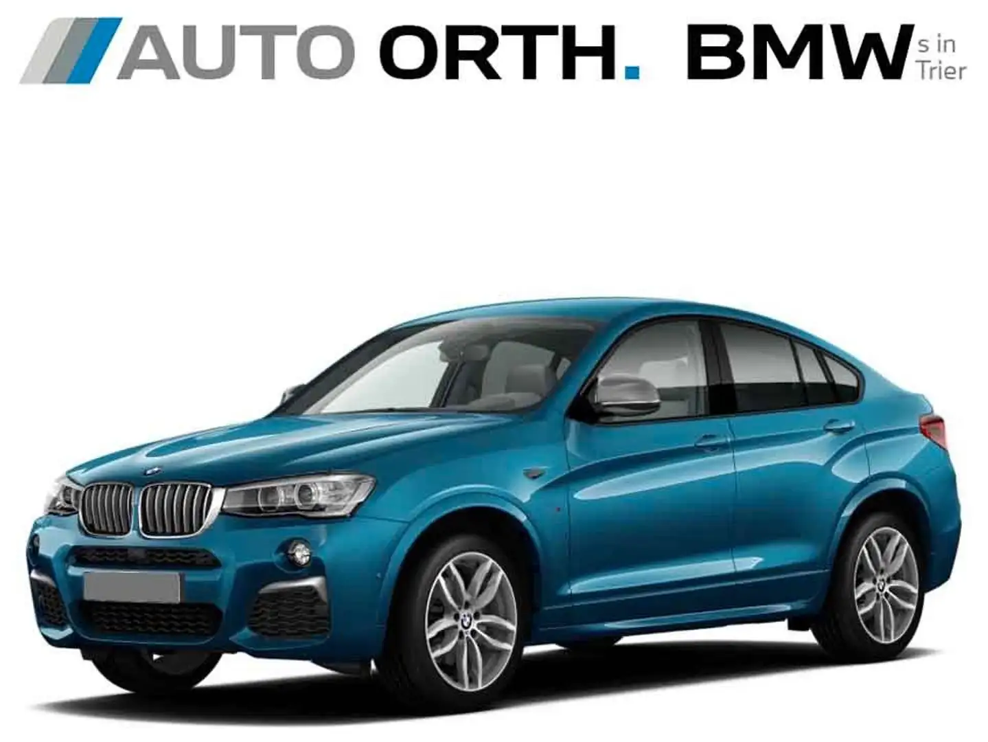 BMW X4 M i LEDER NAVI-P HUD ST-HZG EL-SITZ 360° h/k Kék - 1