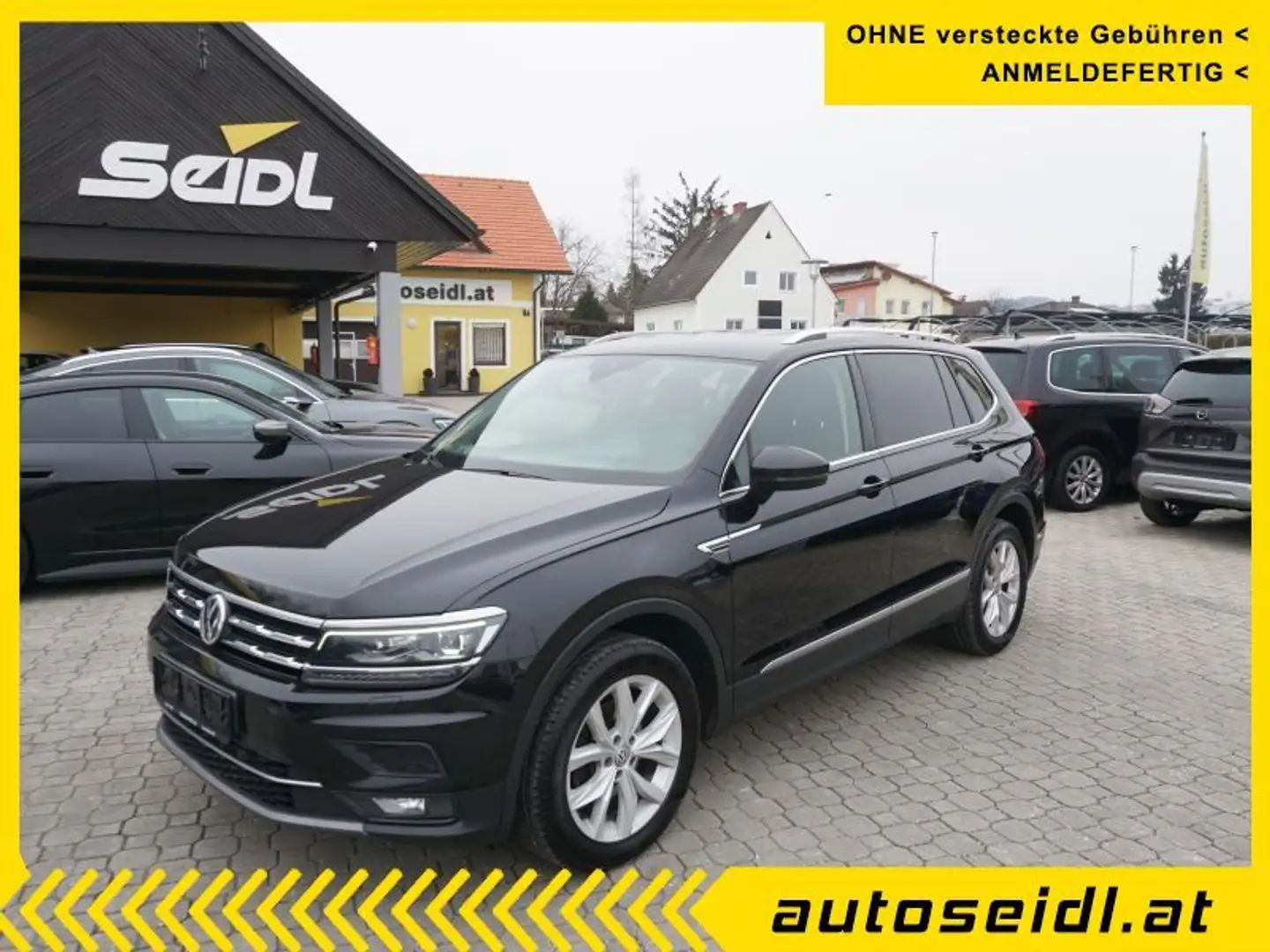 Volkswagen Tiguan Allspace 1,5 TSI Highline DSG *VIRTUAL+LED+NAVI* Schwarz - 1
