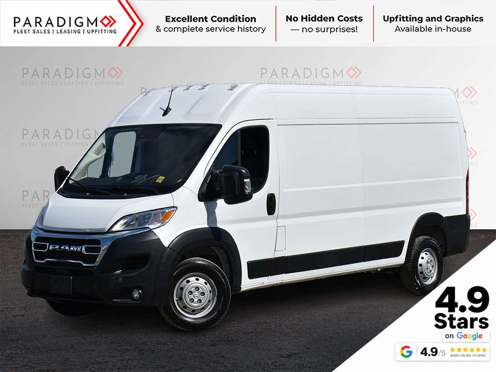 White 2023 RAM ProMaster Van Front-Wheel Drive 9-Speed Automatic